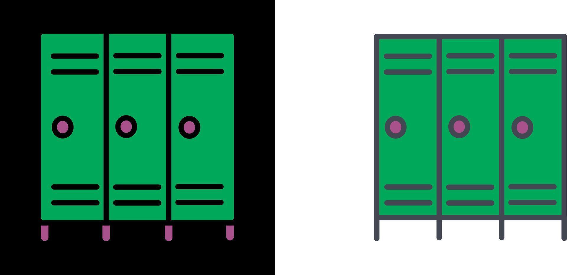 Lockers Icon Design vector