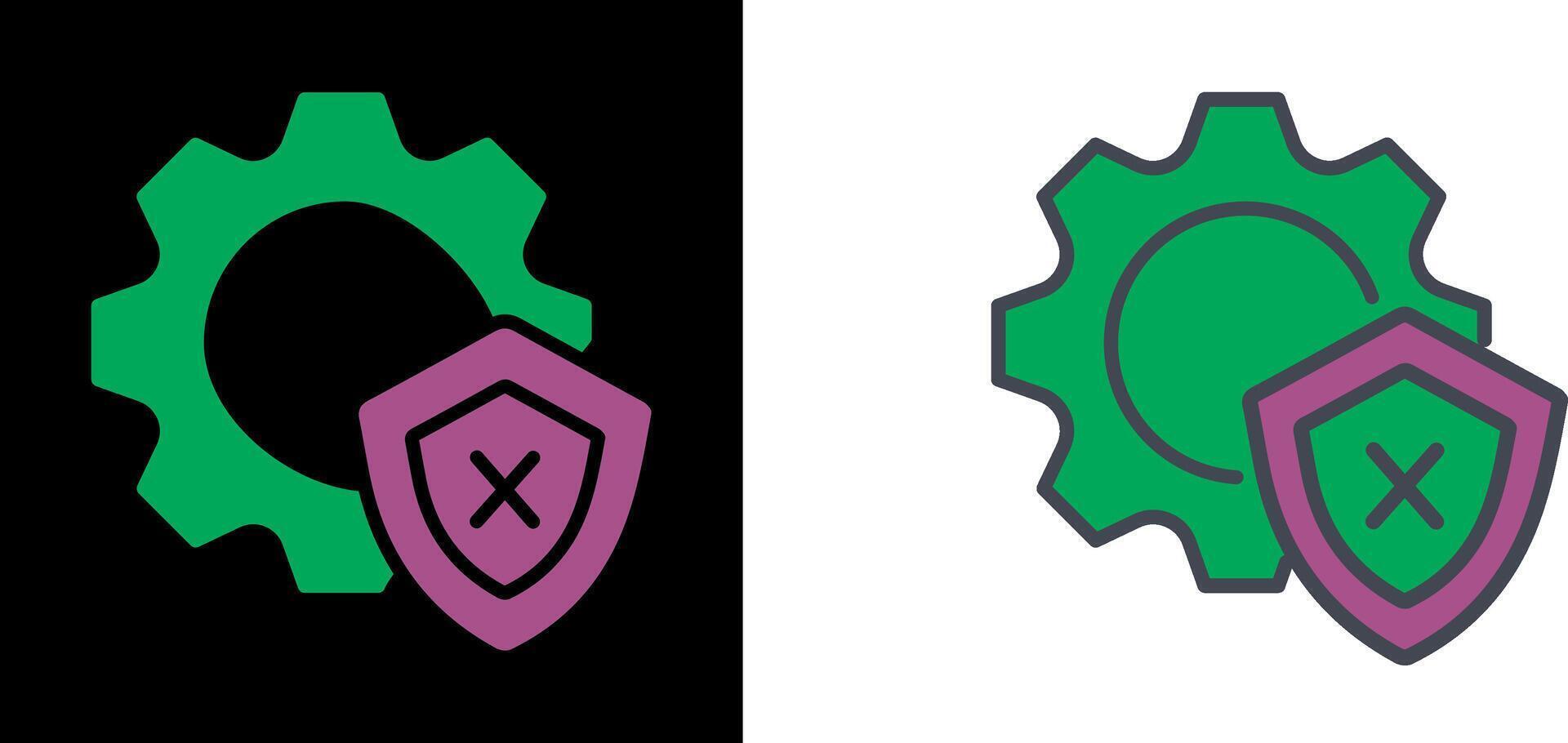 Unprotected Icon Design vector