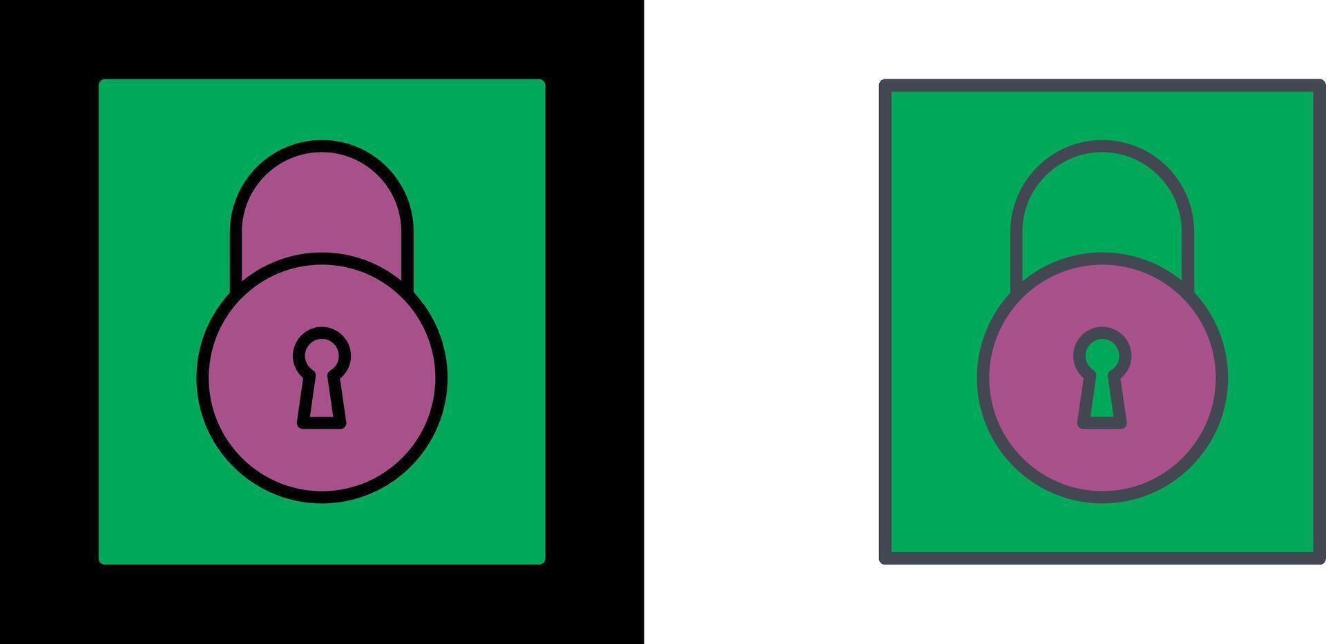 Lock Icon Design vector