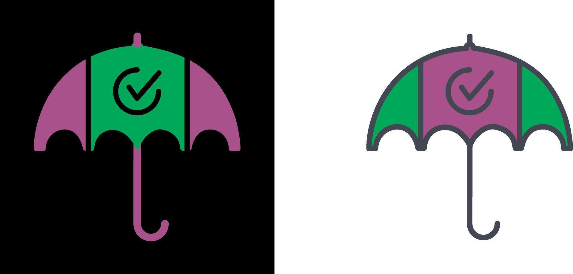 Umbrella Icon Design vector