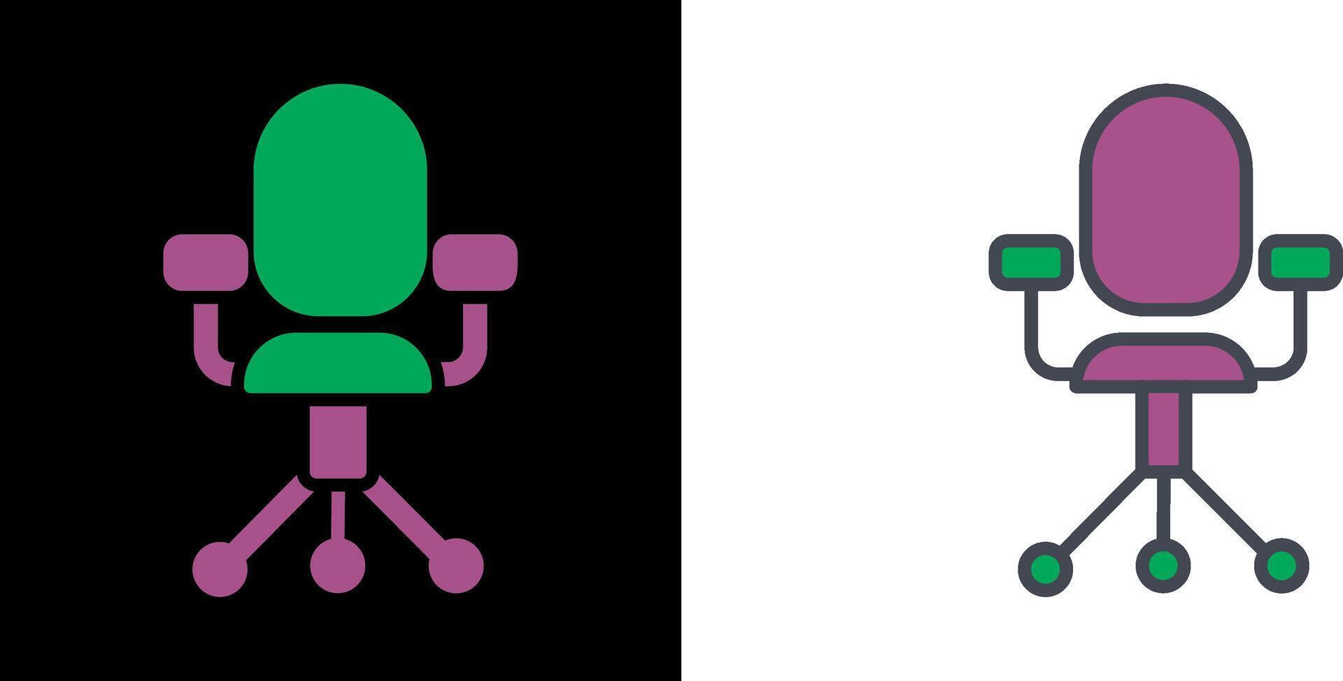 Chair Icon Design vector