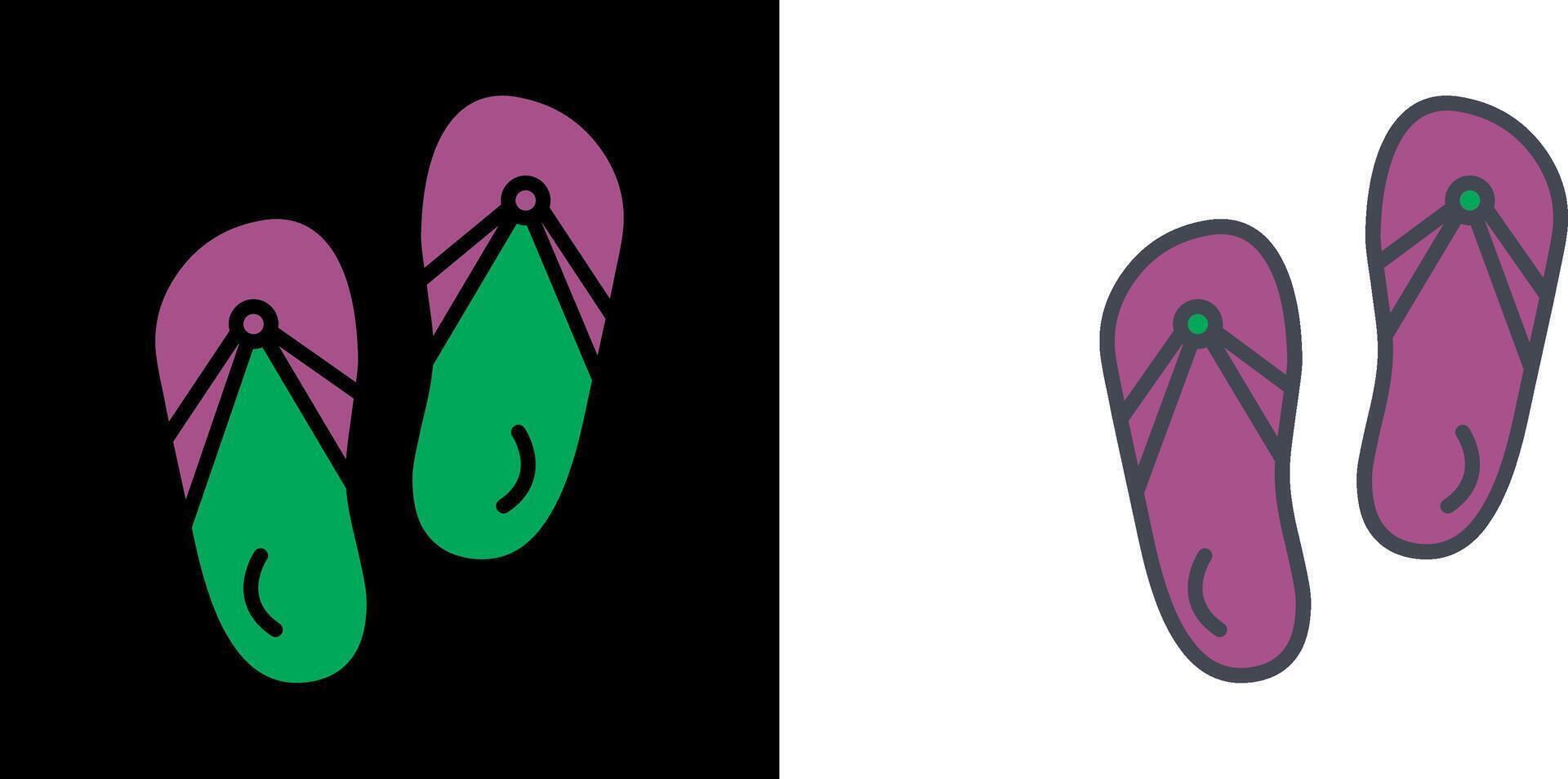 diseño de icono de zapatillas vector