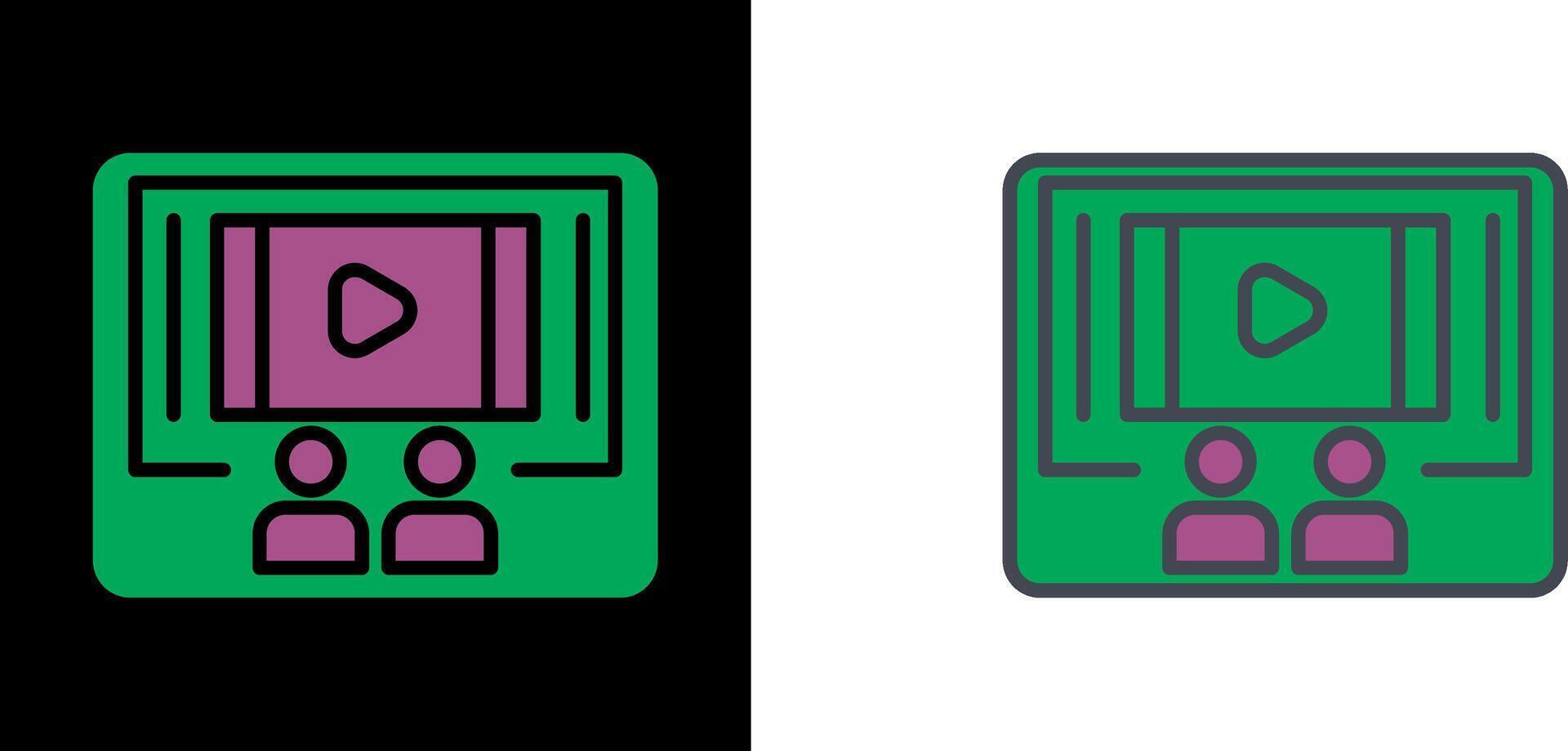 Auditorium Icon Design vector
