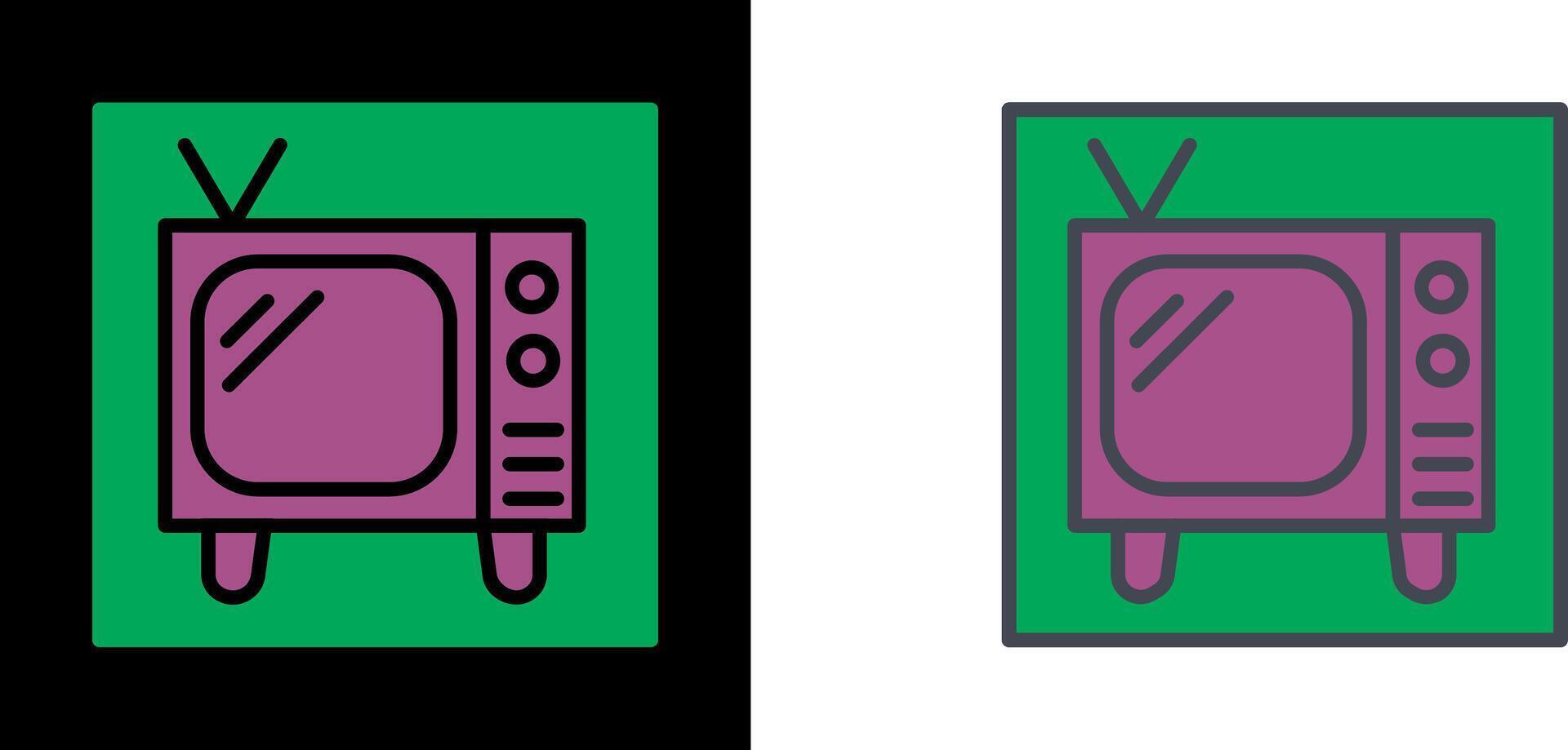 Television Icon Design vector