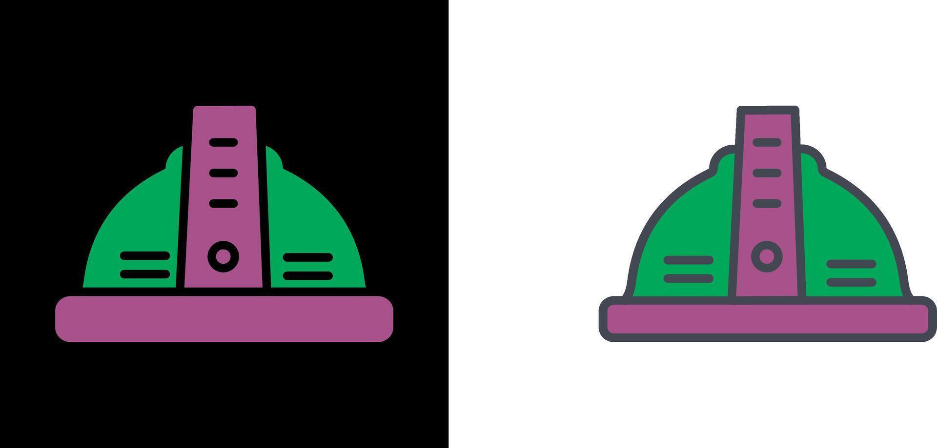 Helmet Icon Design vector