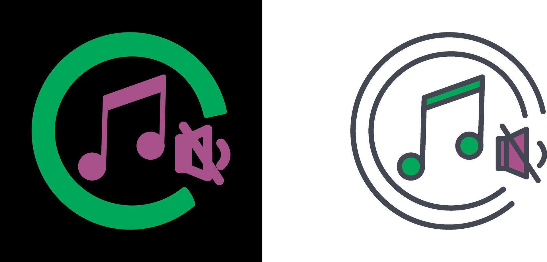 Mute Icon Design vector