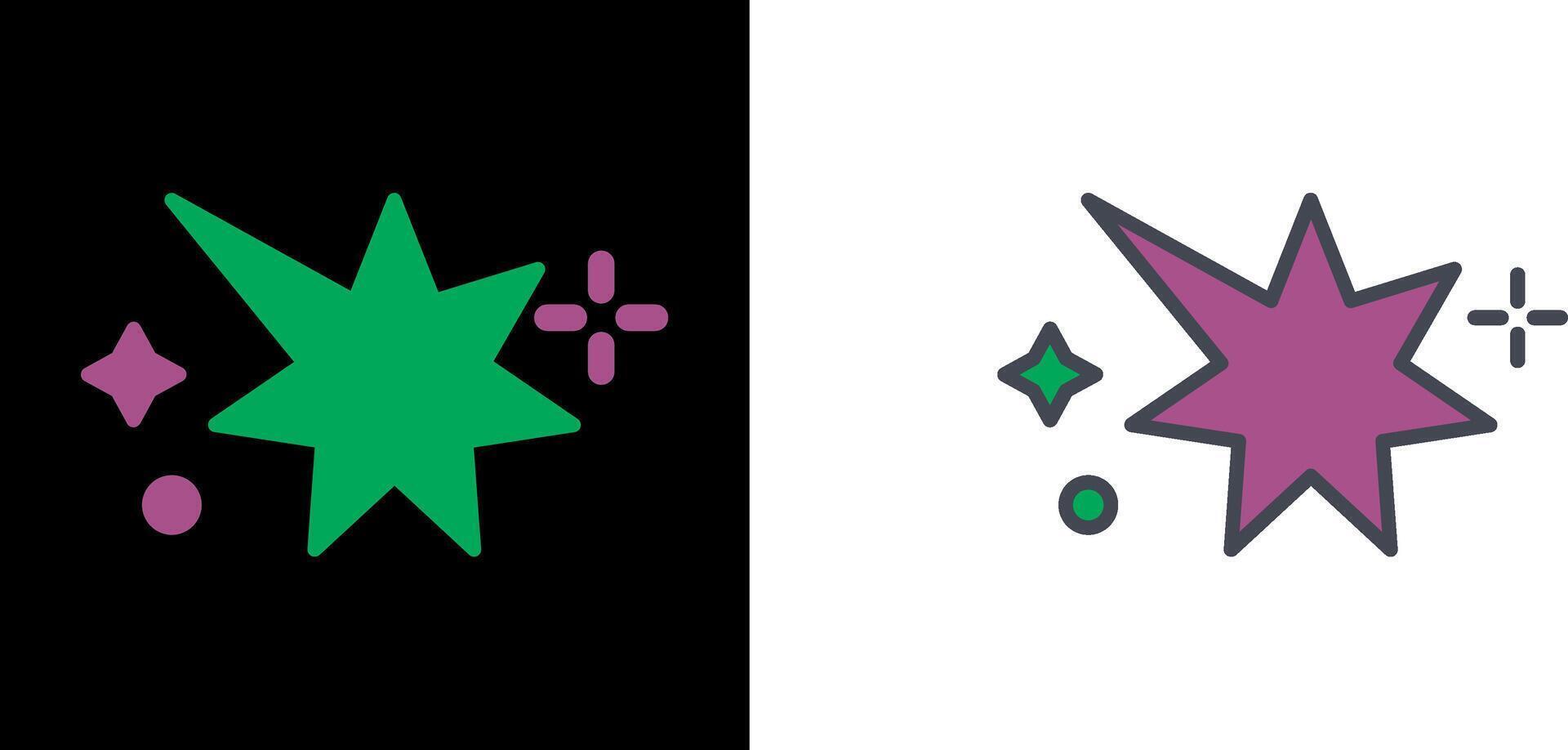 Spark Icon Design vector