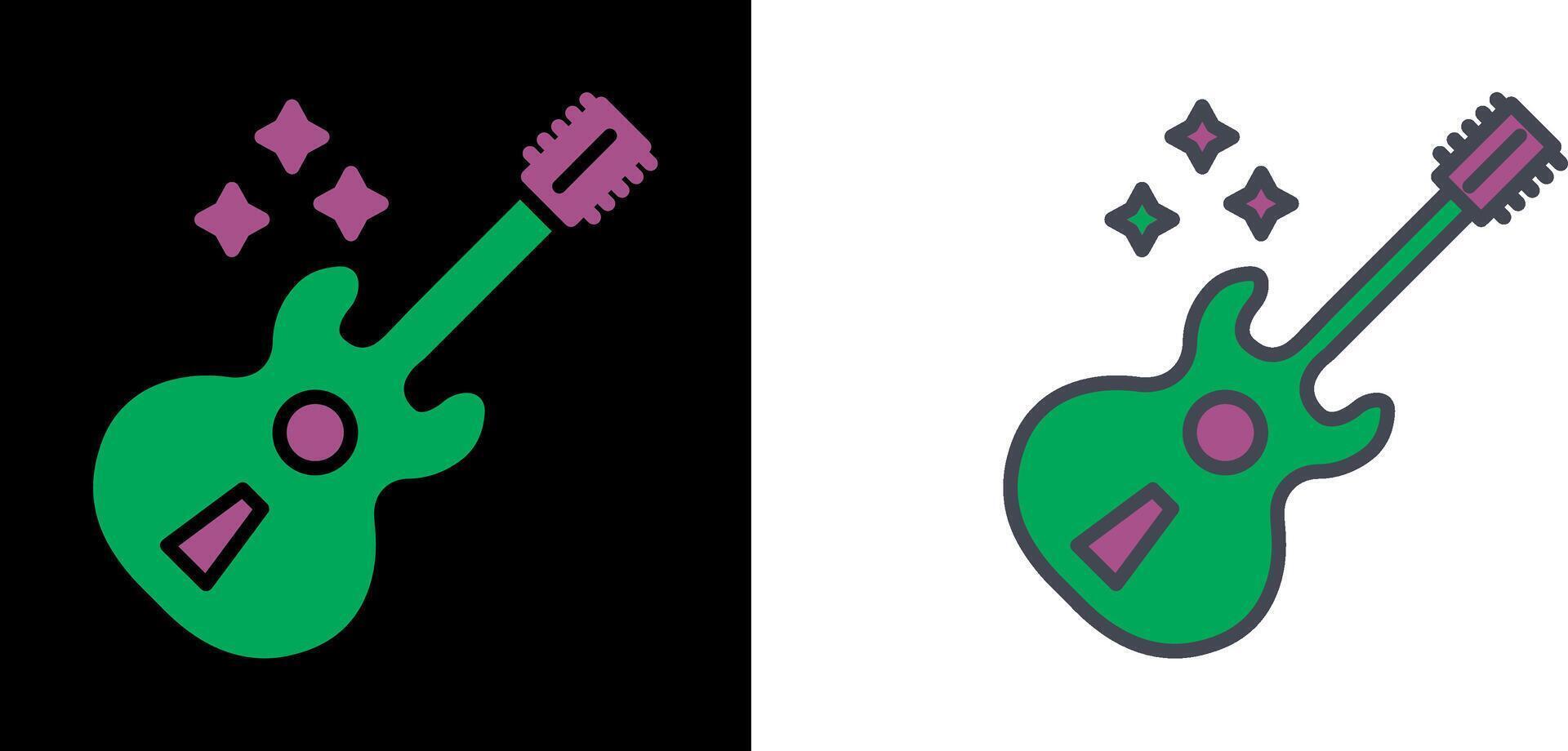 Guitar Icon Design vector