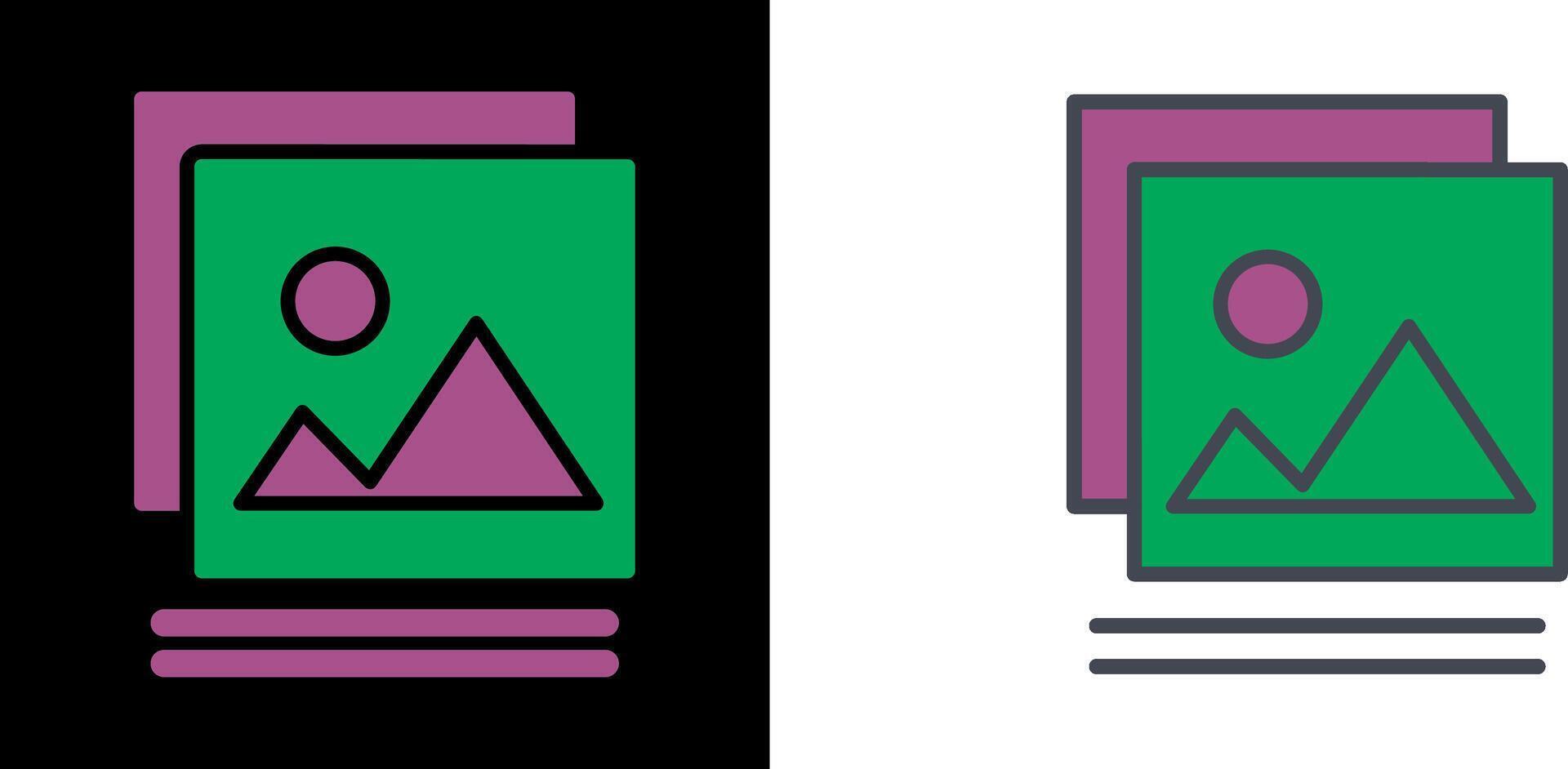 Gallery Icon Design vector