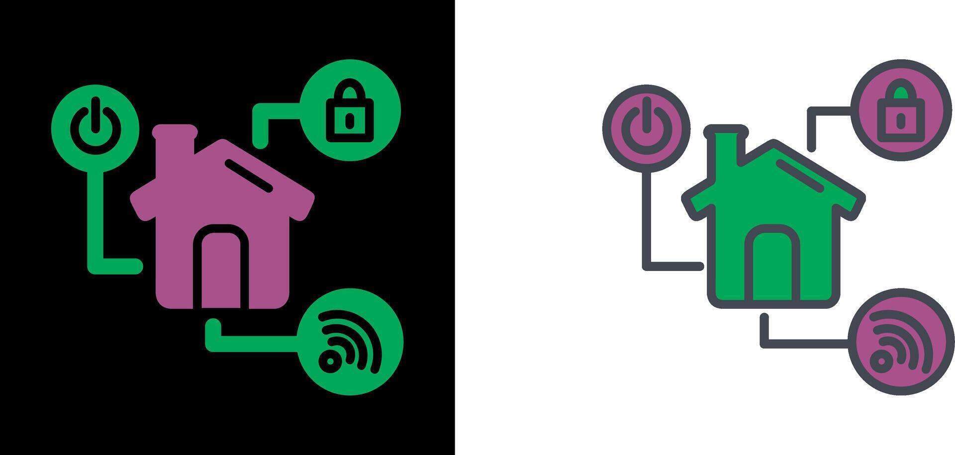 Smarthome Icon Design vector