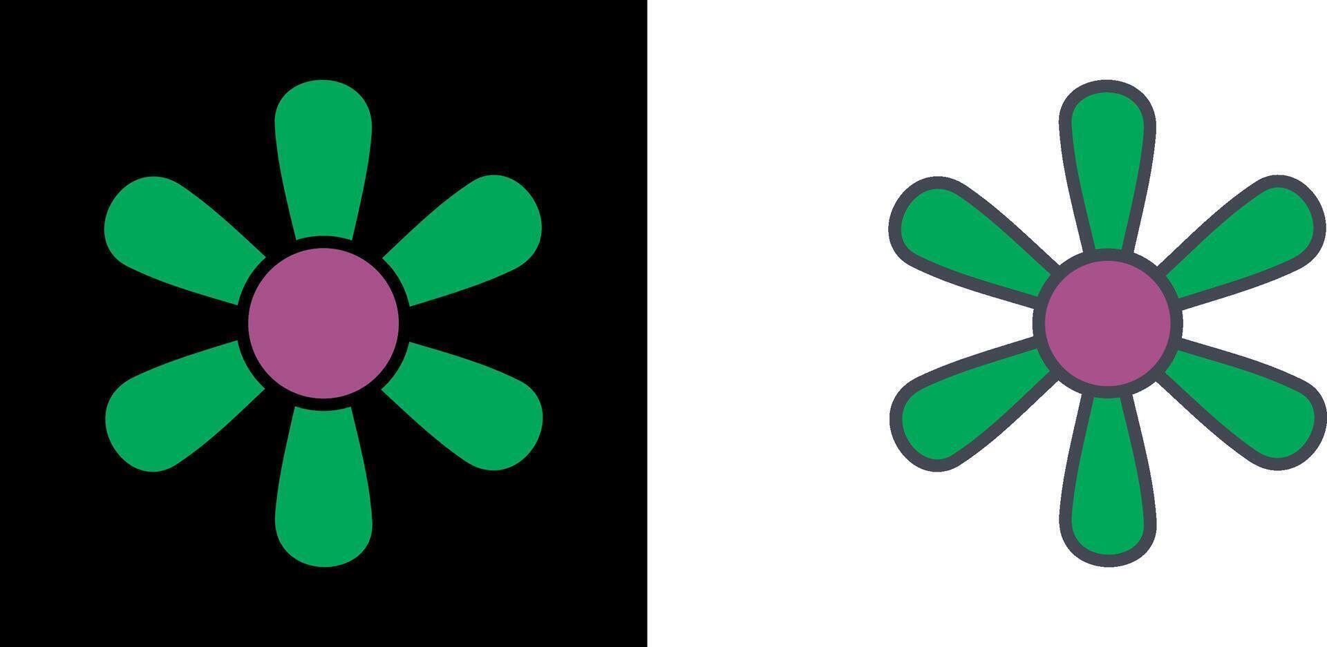 Daisy Icon Design vector