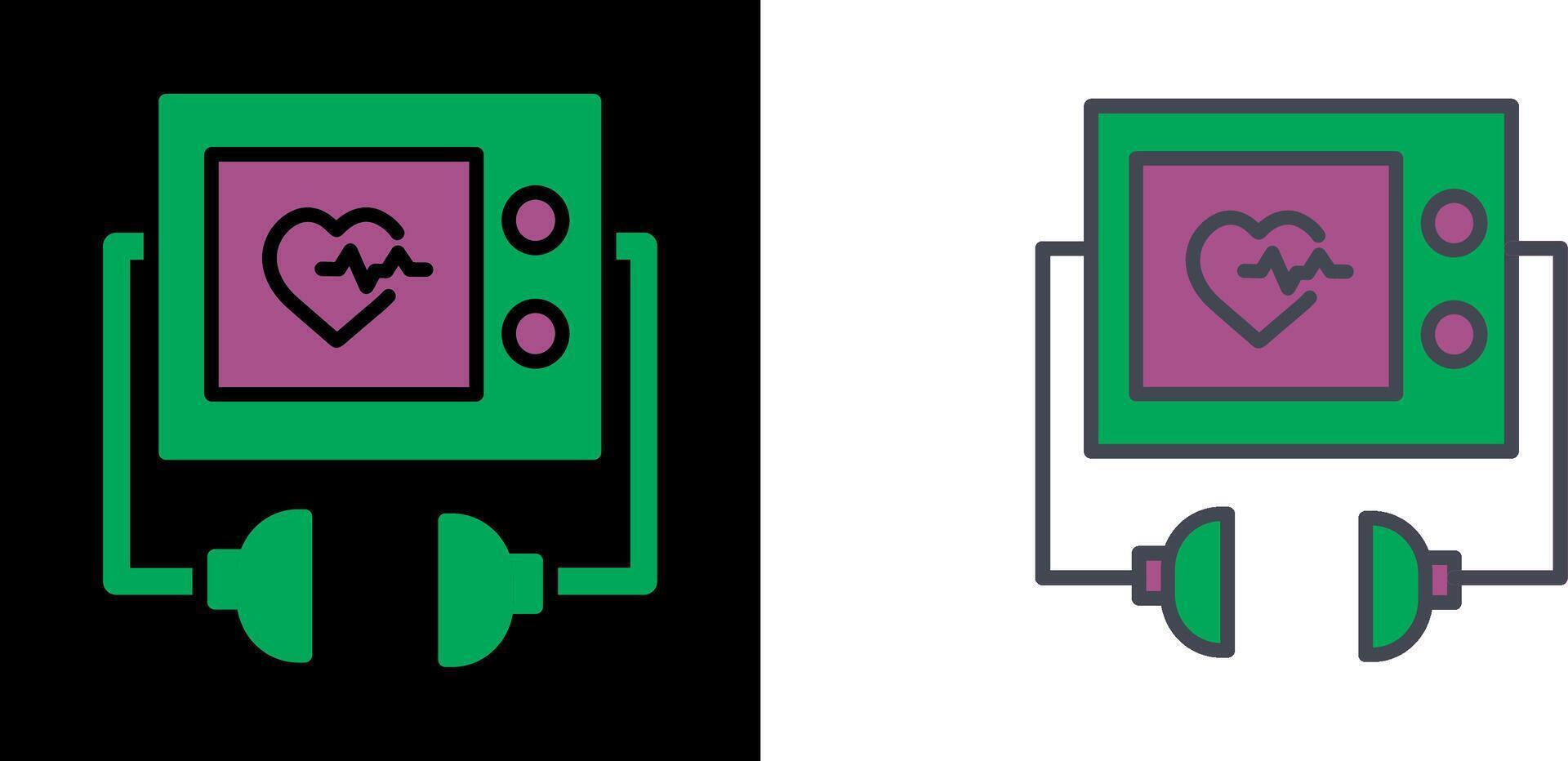 Defibrillator Icon Design vector