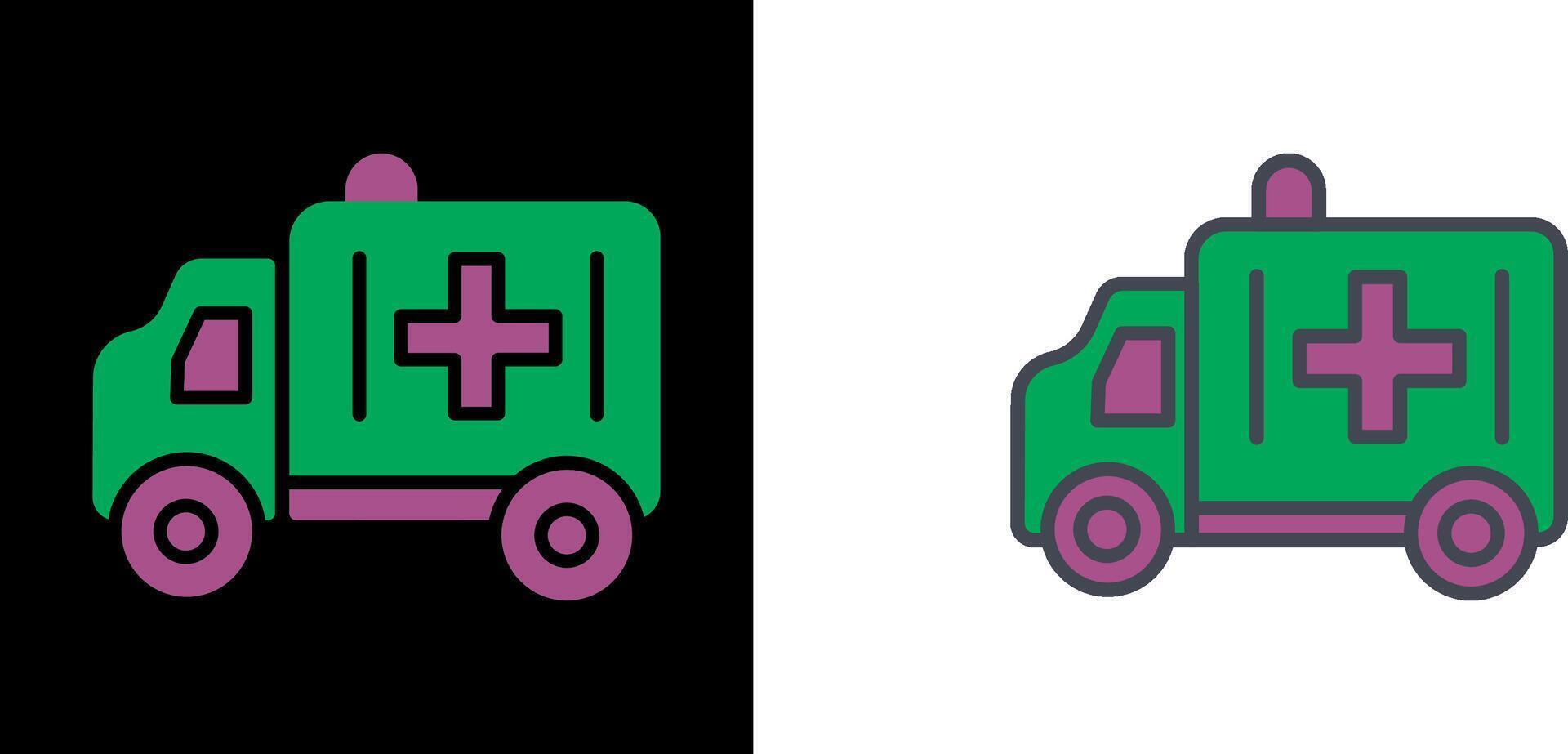 Ambulance Icon Design vector