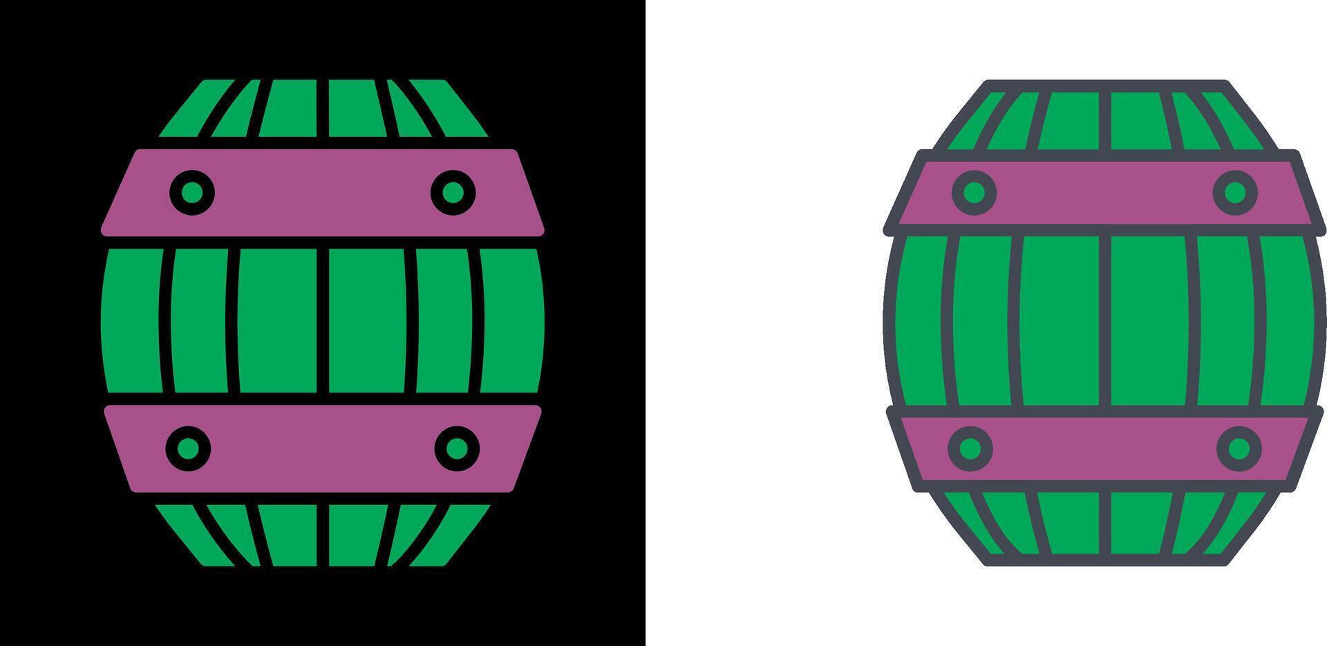 Barrel Icon Design vector