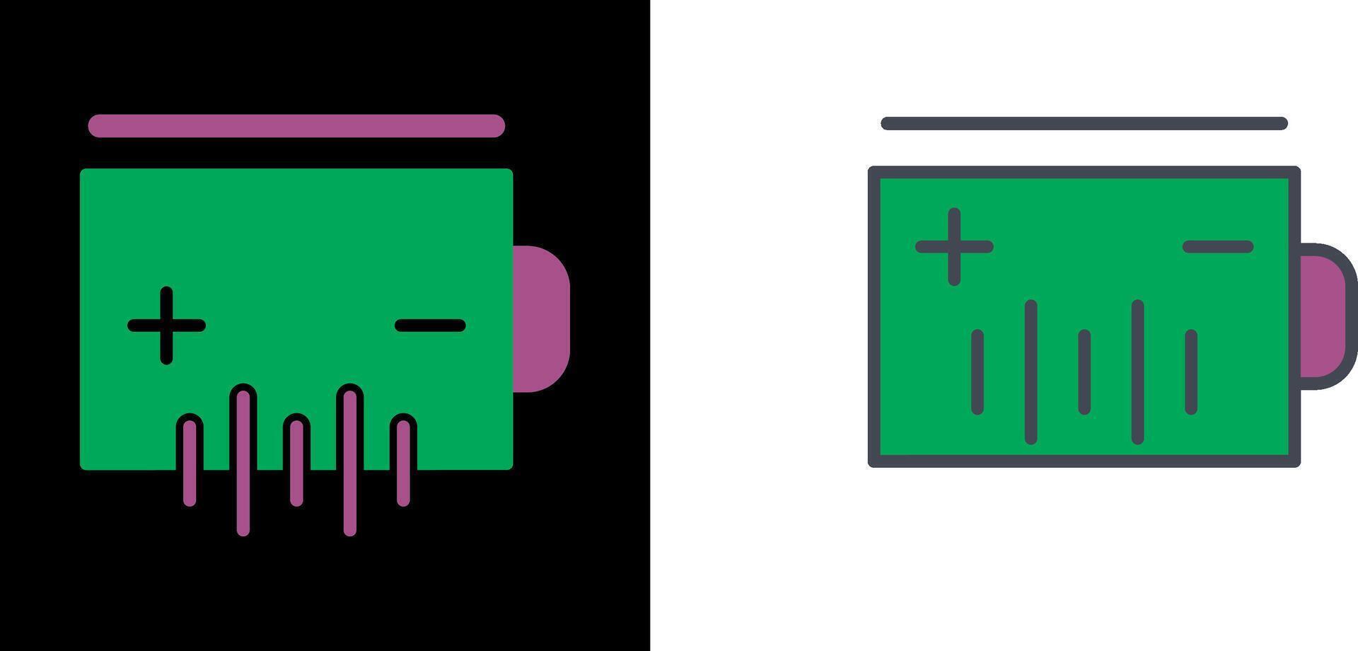 Battery Icon Design vector