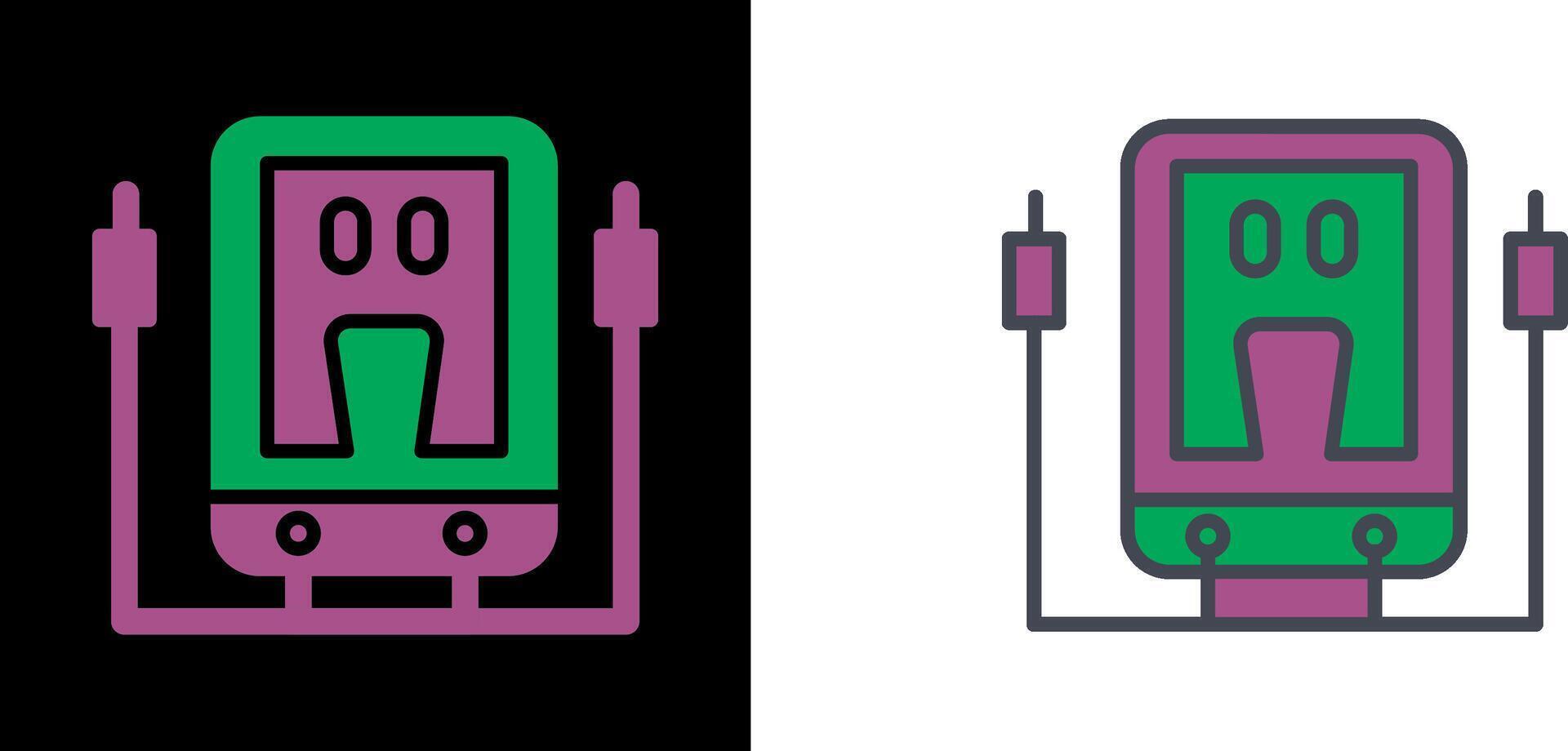 Voltmeter Icon Design vector