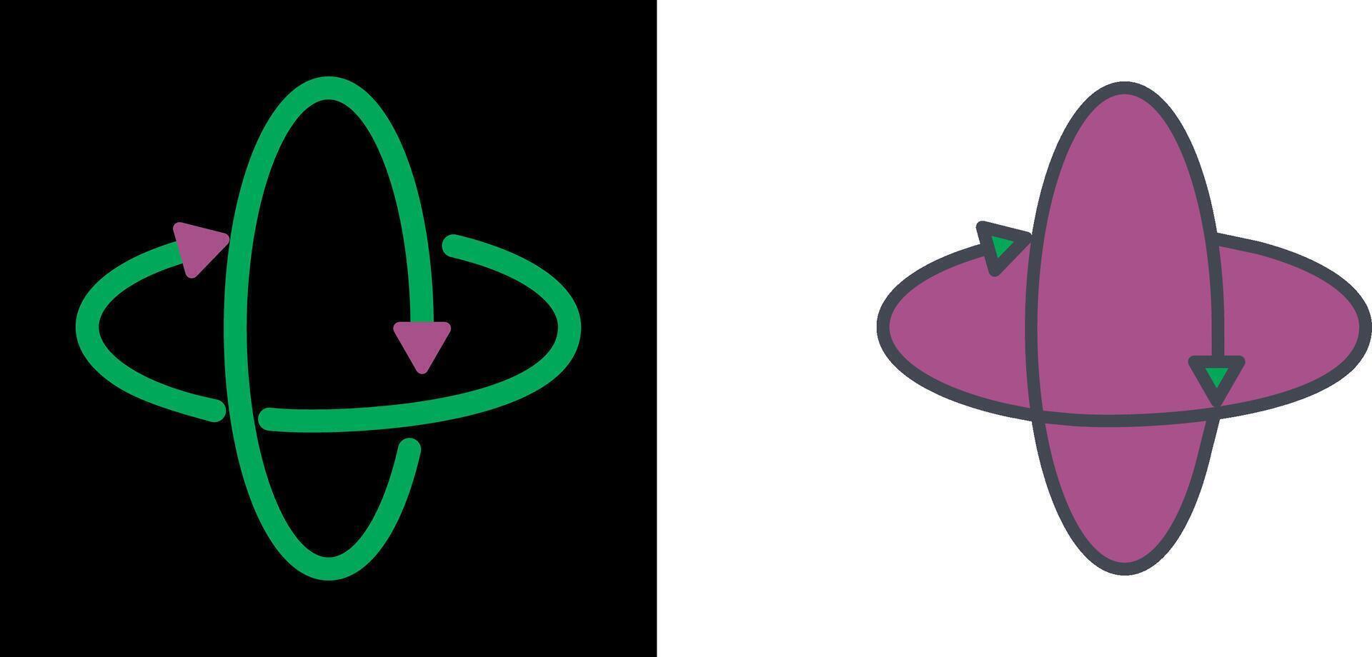 Rotate Icon Design vector