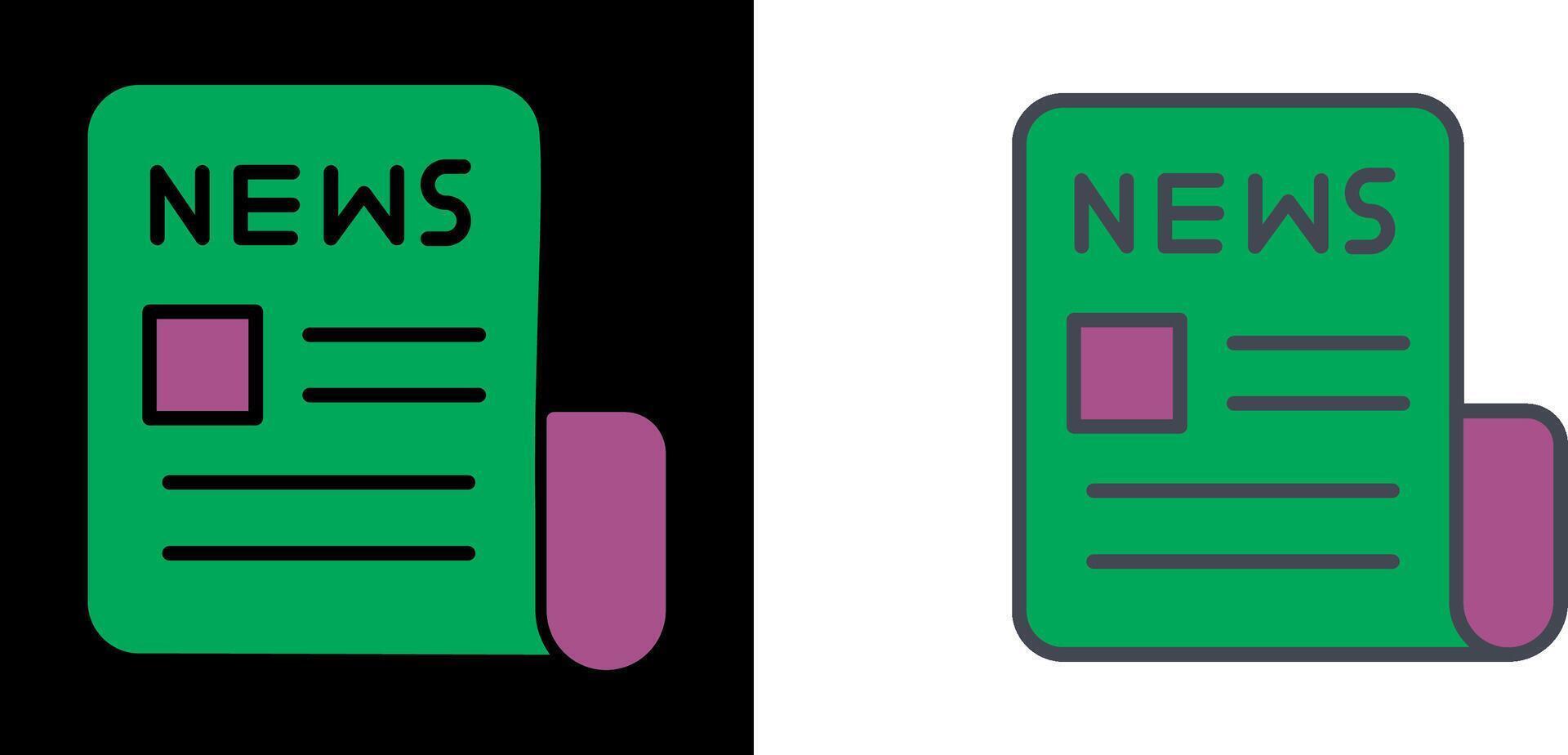 News Icon Design vector