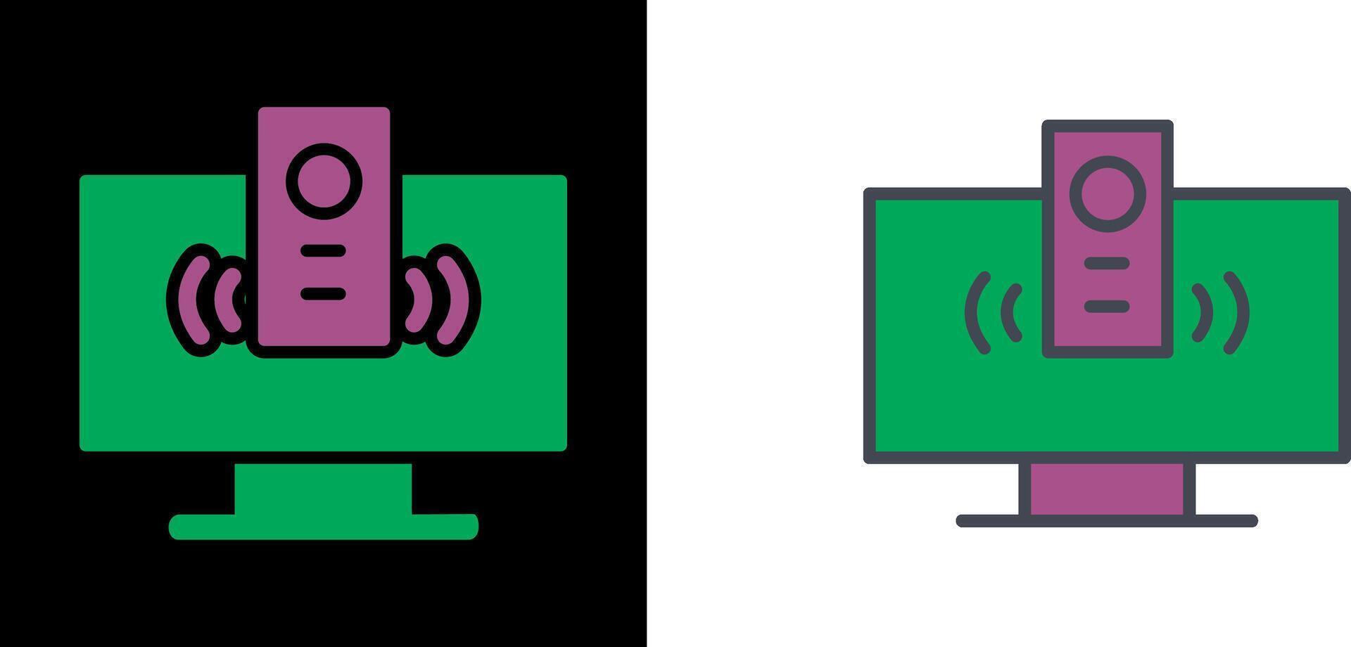 Remote Icon Design vector