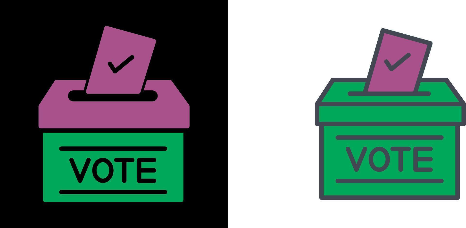 Ballot Icon Design vector