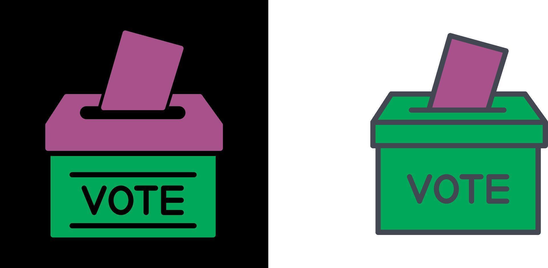 Ballot Icon Design vector