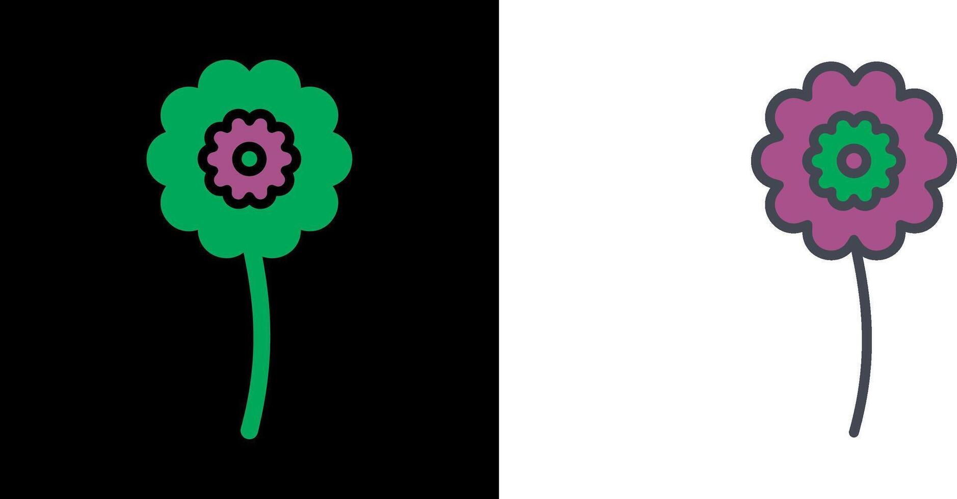 Flowers Icon Design vector