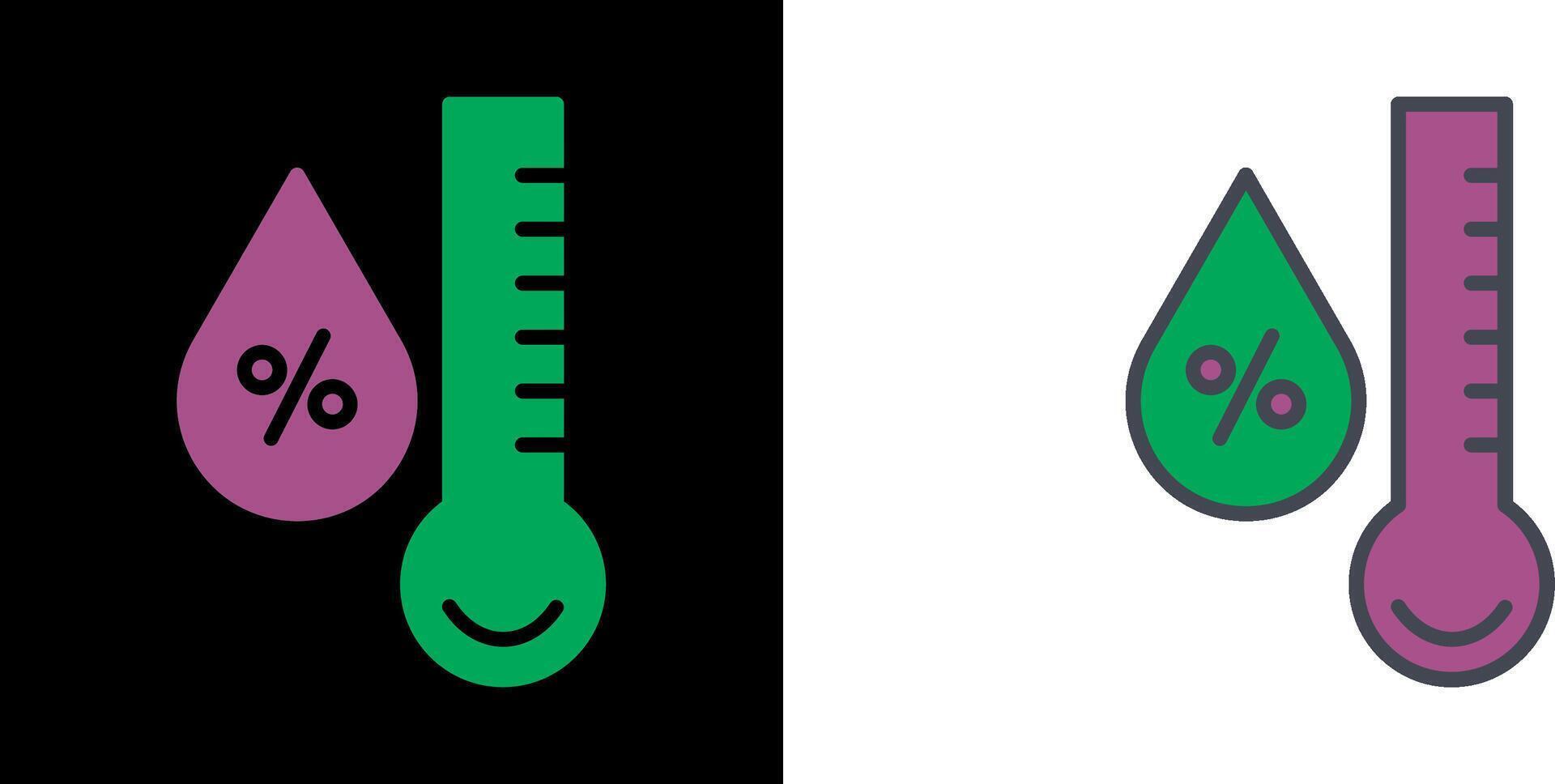 Humidity Icon Design vector
