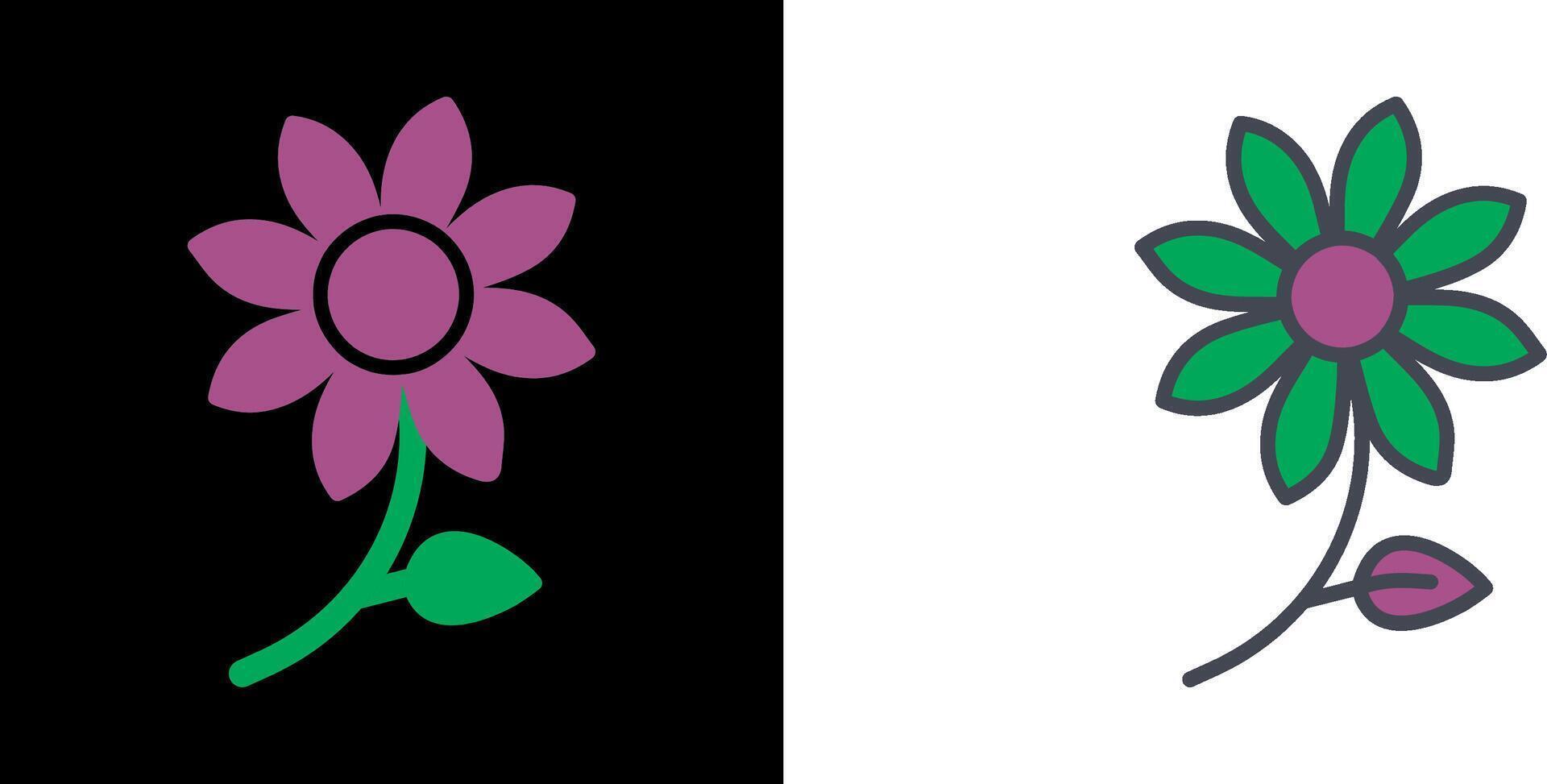 Flower Icon Design vector