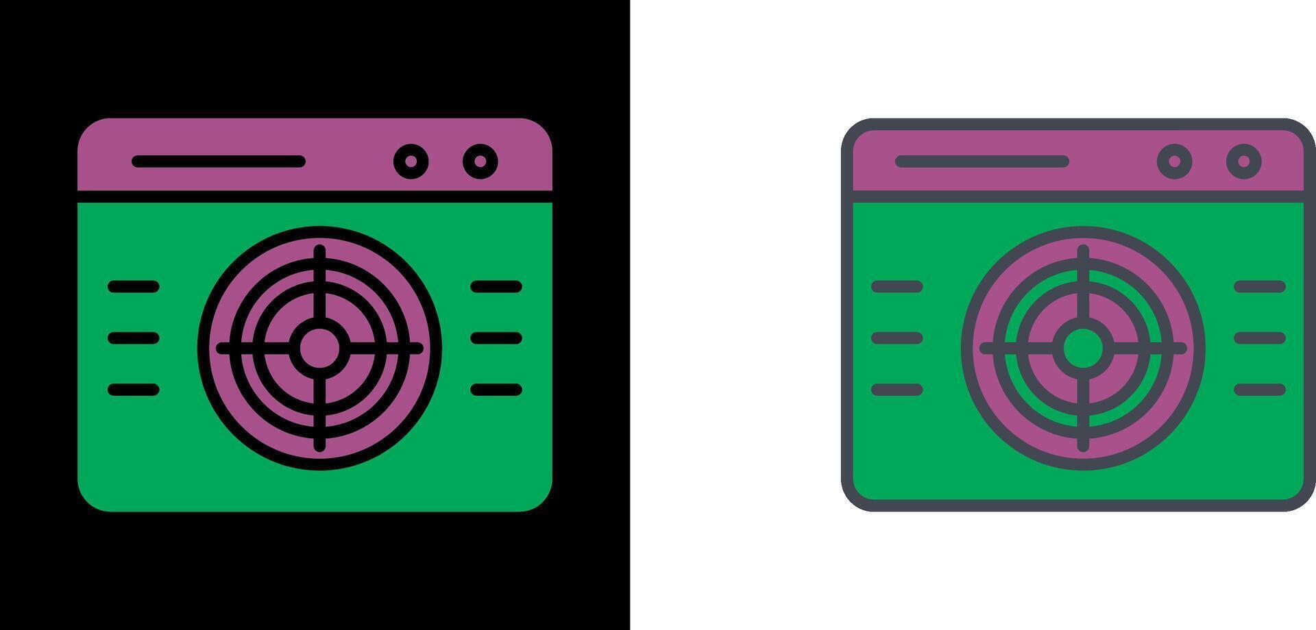 Target Icon Design vector