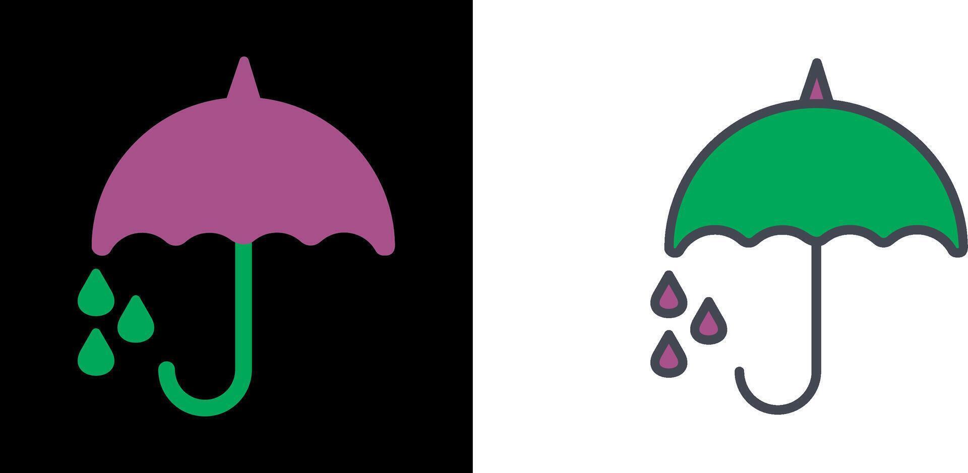 Umbrella Icon Design vector