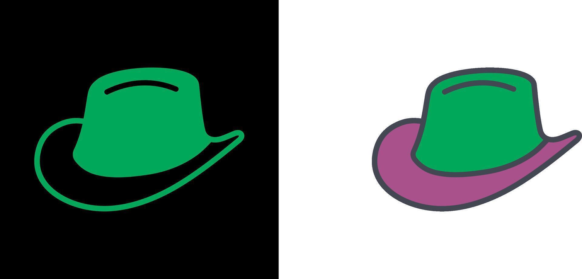 diseño de icono de sombrero vector