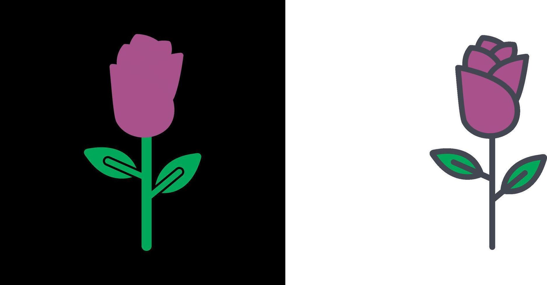 rosas icono diseño vector