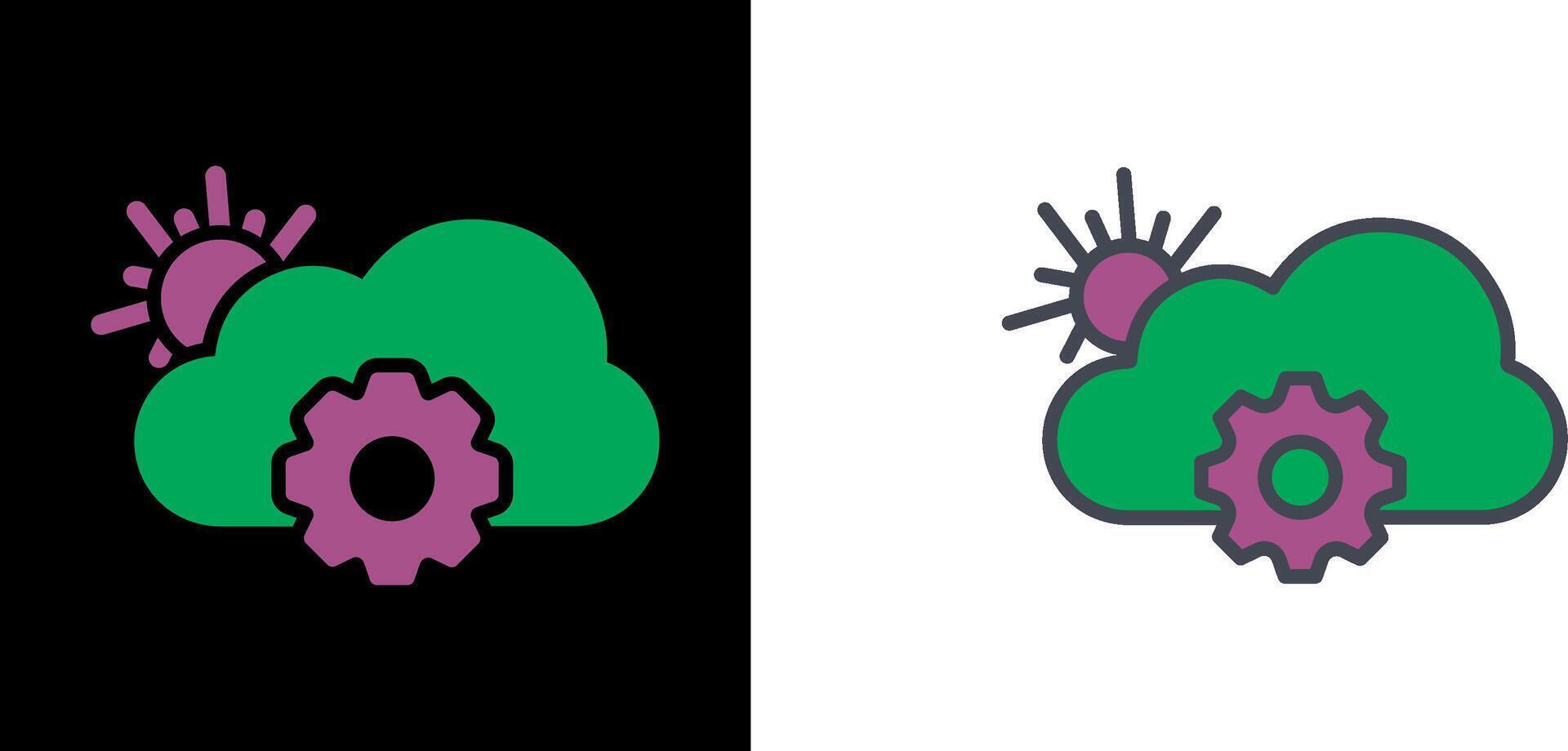 Forecast Icon Design vector