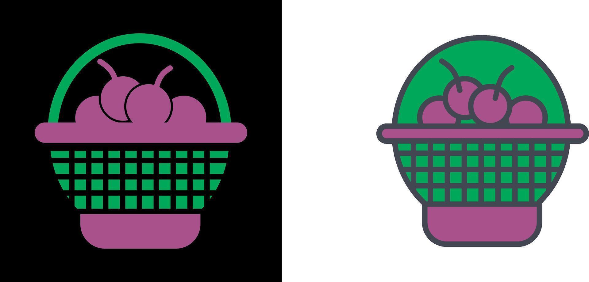 Basket Icon Design vector