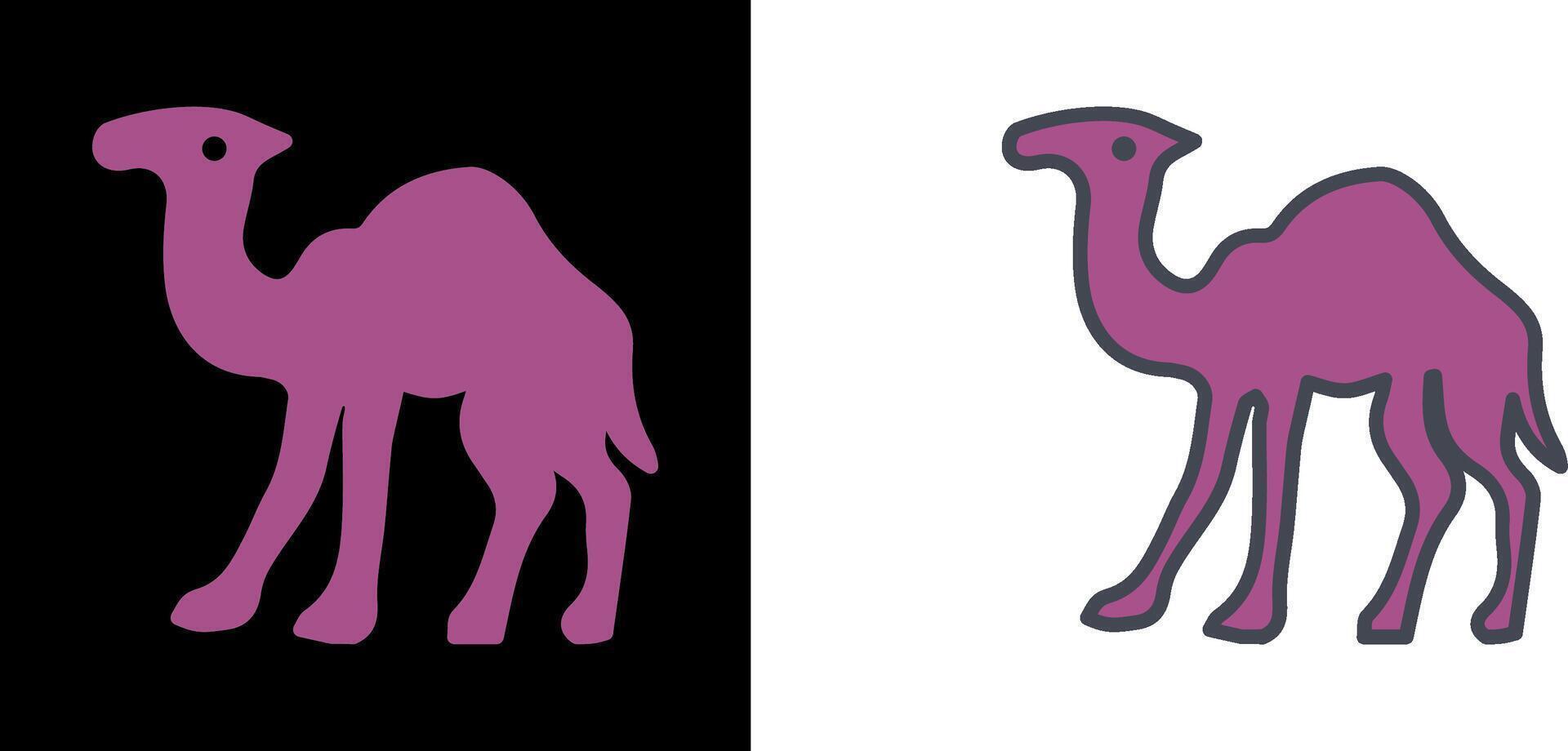Camel Icon Design vector