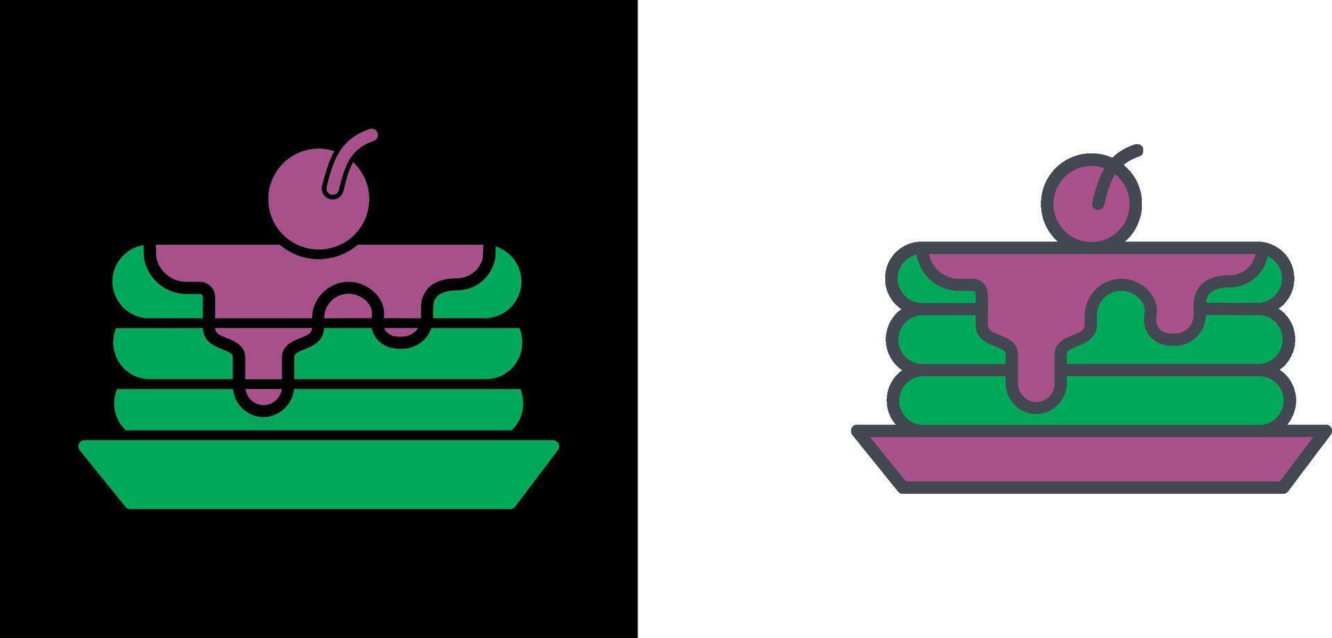 Pancake Icon Design vector