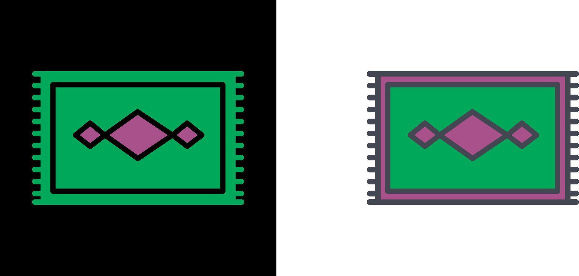 diseño de icono de alfombra vector