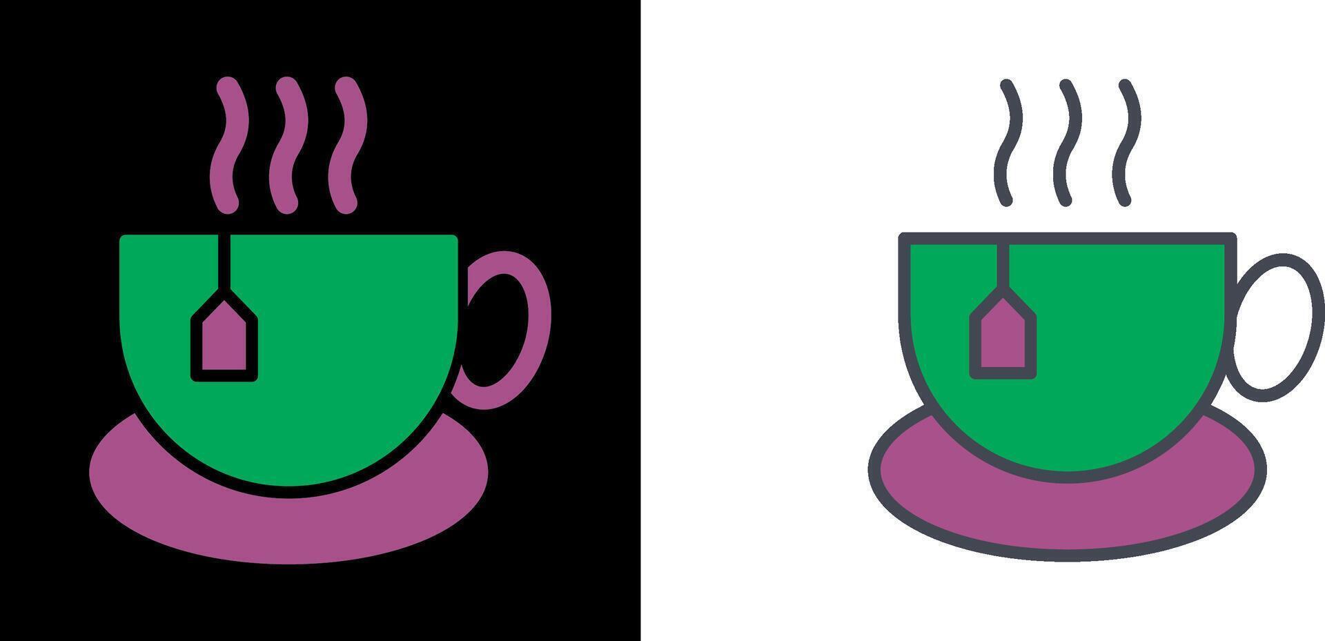 diseño de icono de té vector
