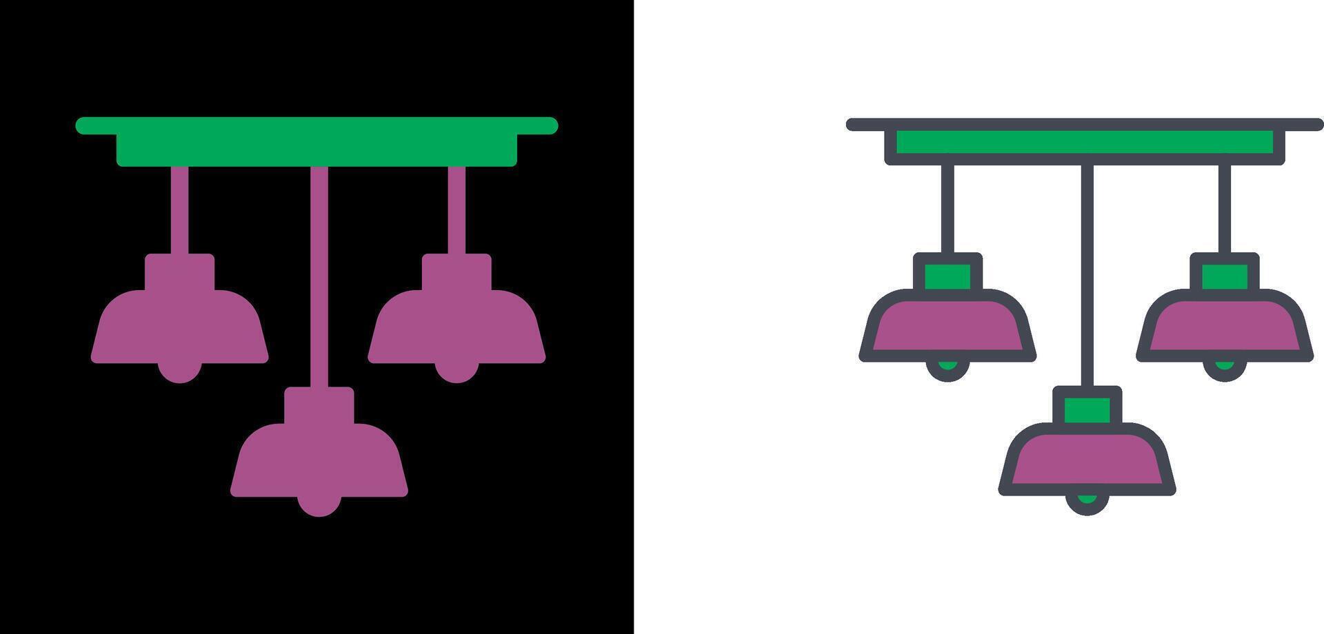 Overhead Light Icon Design vector