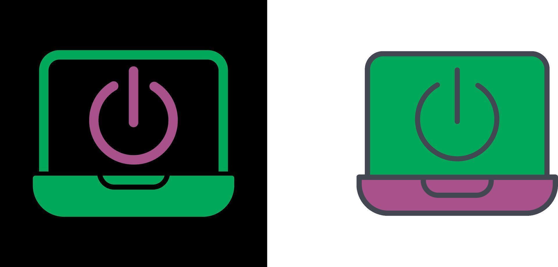 Power Icon Design vector