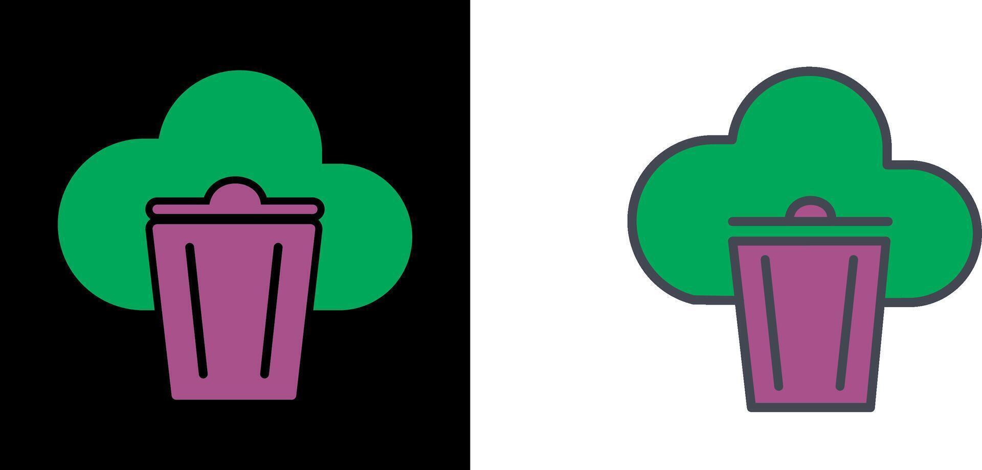 Trash Icon Design vector