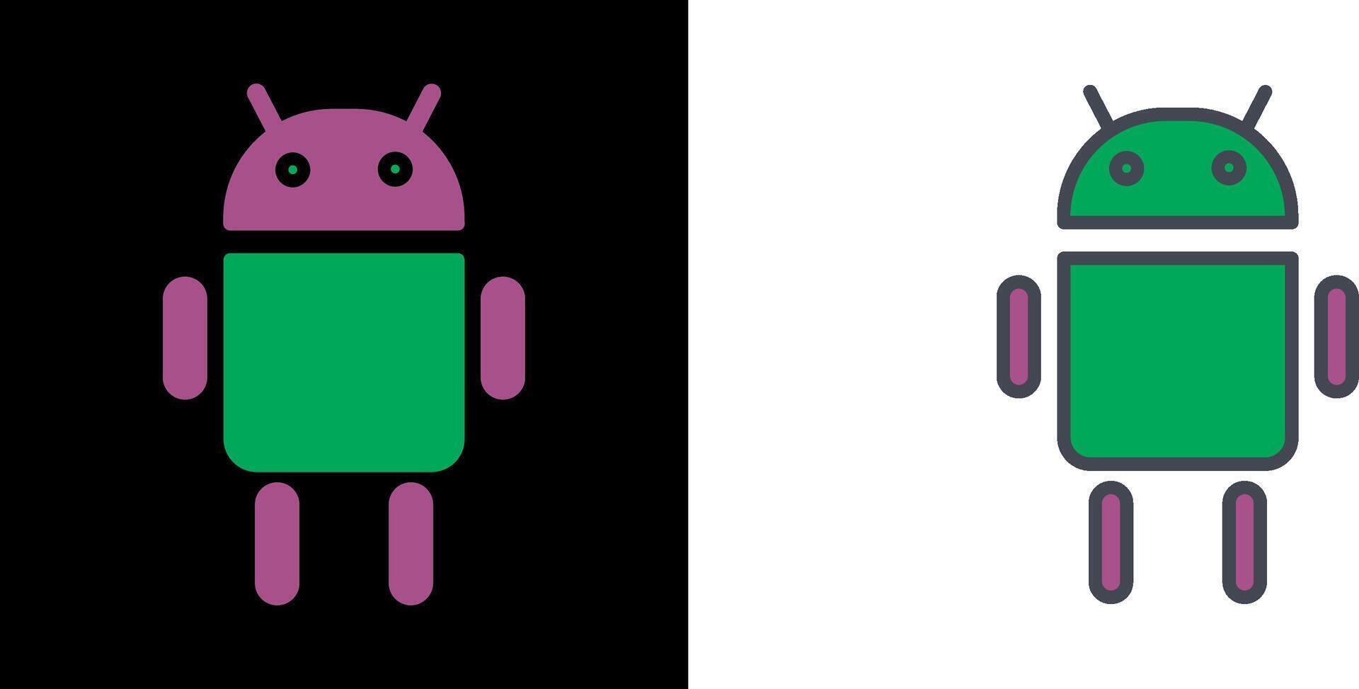 Android Icon Design vector