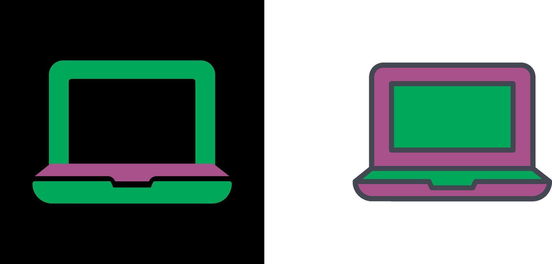 diseño de icono de computadora portátil vector