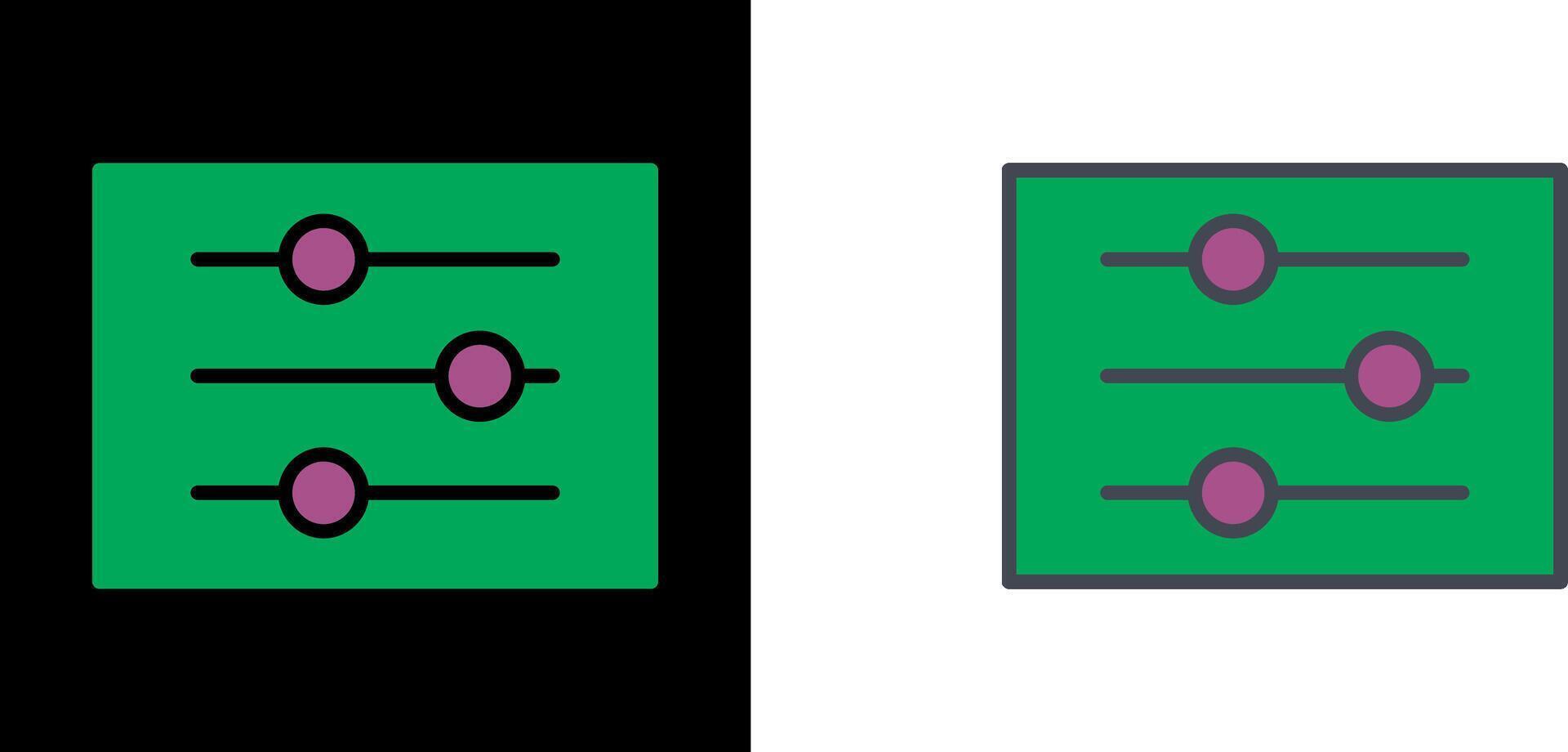 Filter Icon Design vector