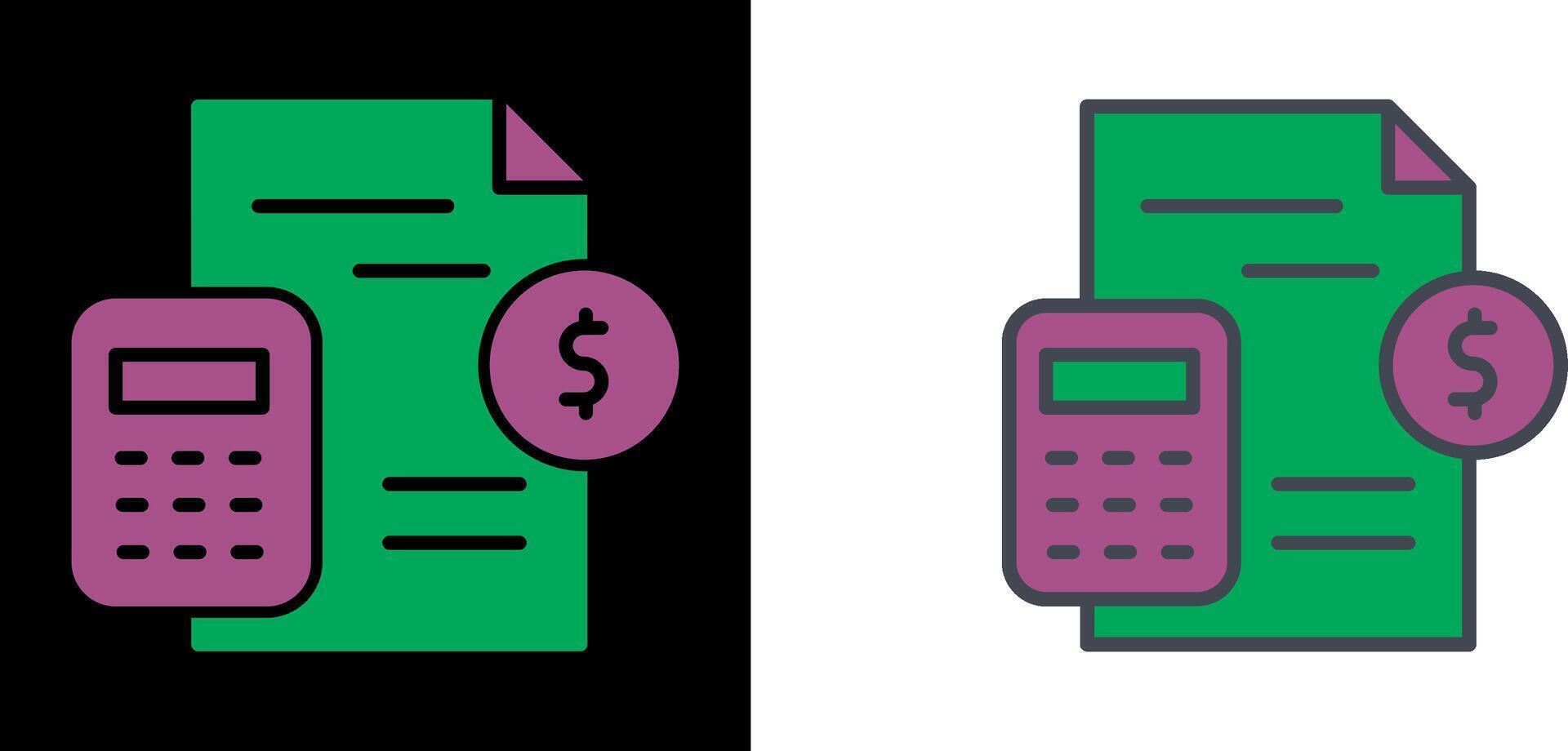 Accounting Icon Design vector
