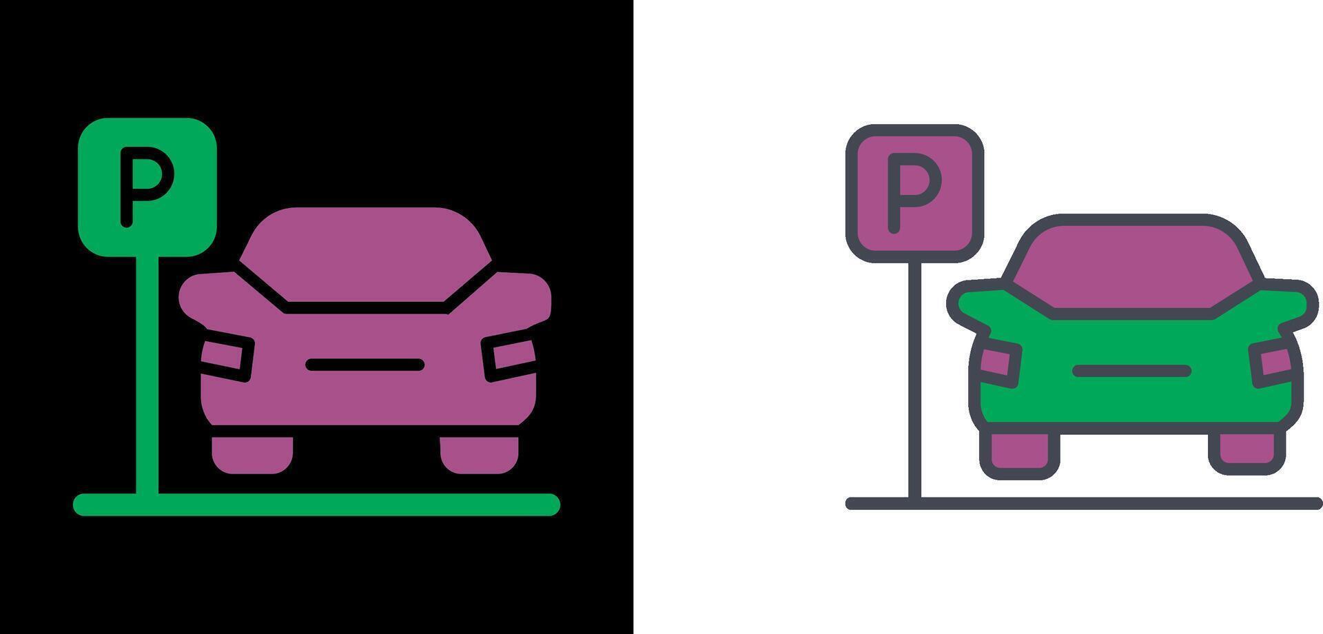 Parking Icon Design vector