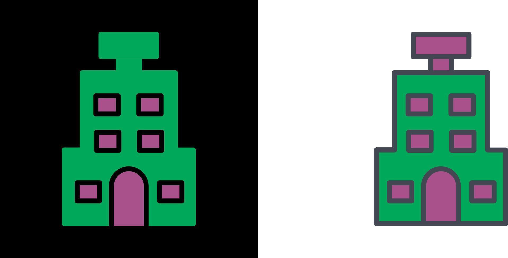 Hostel Icon Design vector