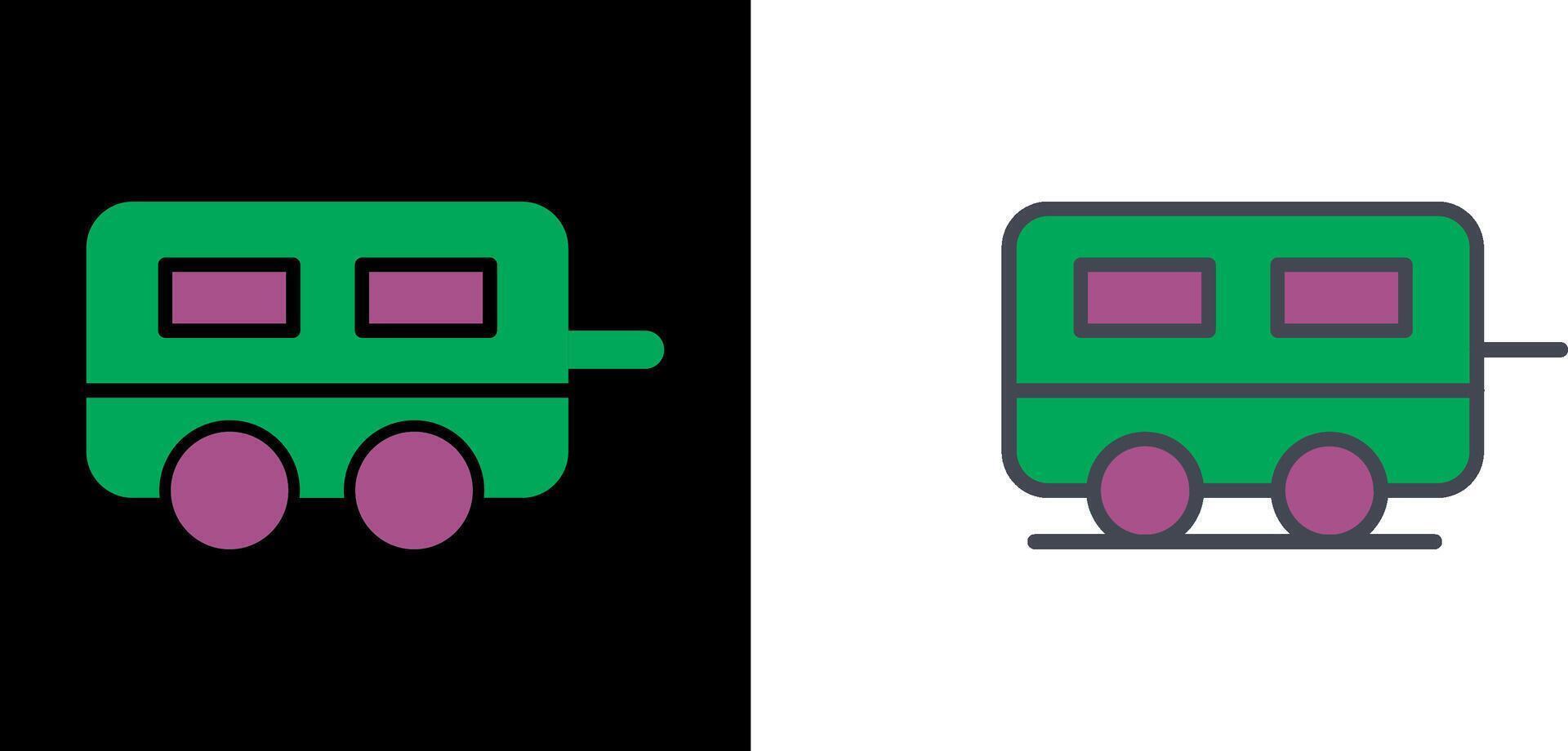 Caravan Icon Design vector