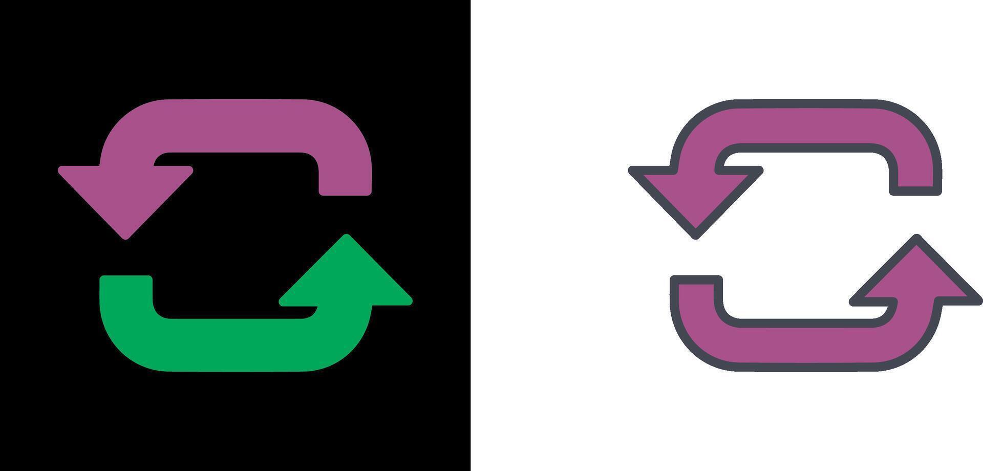 Loop Icon Design vector