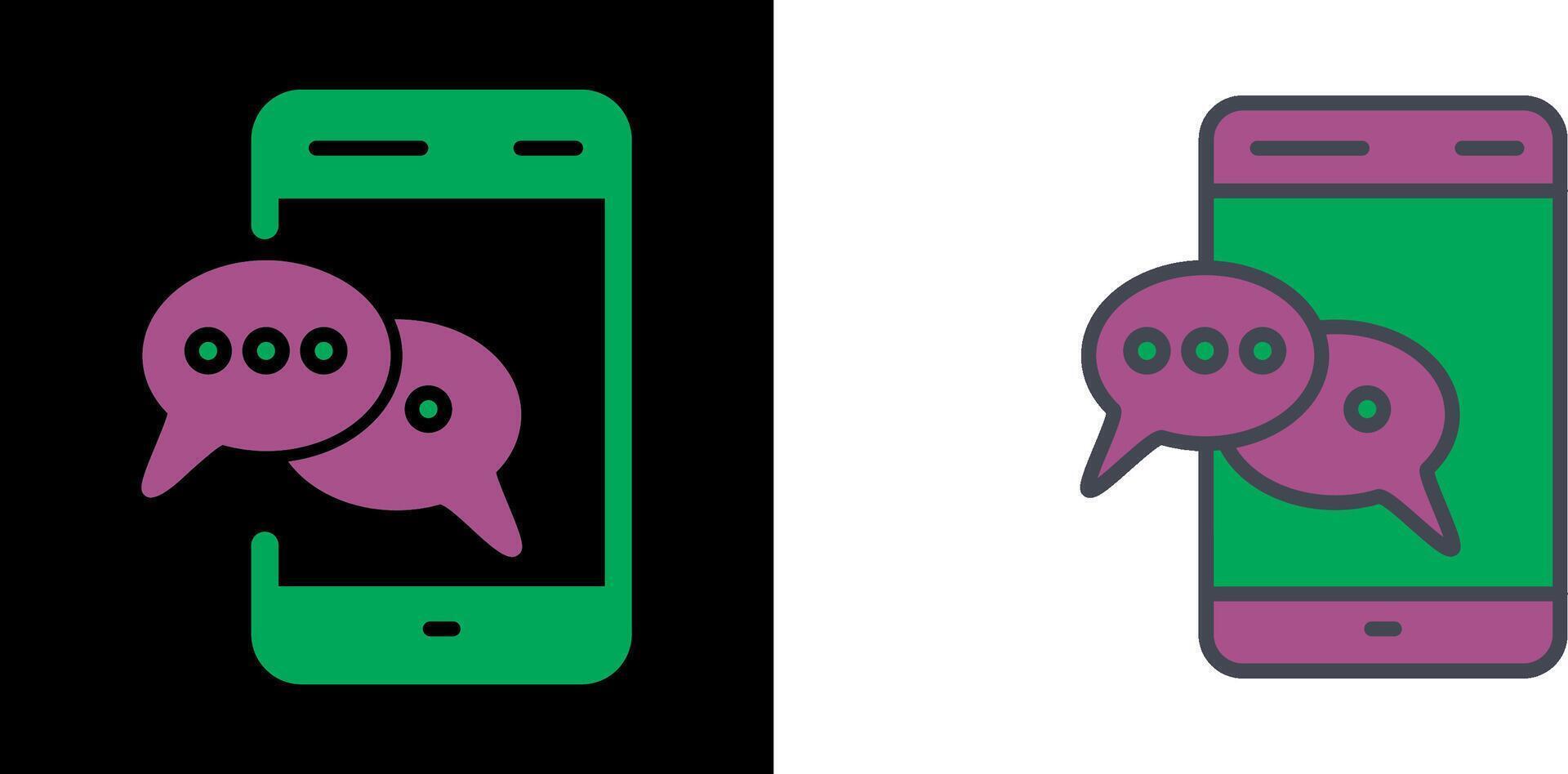 Chat Icon Design vector